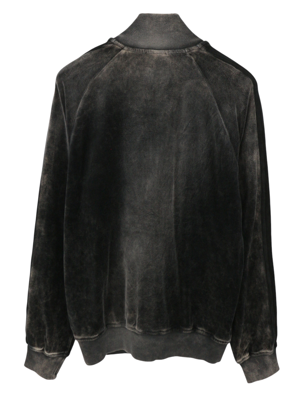 DIESEL S-Raband Men Sweatshirt L Black Faded Full Zip Track Top RRP325