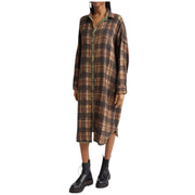 R13 Reversible Jumbo Shirtdress Women Dress M/L Pattern Oversized PF25 RRP899