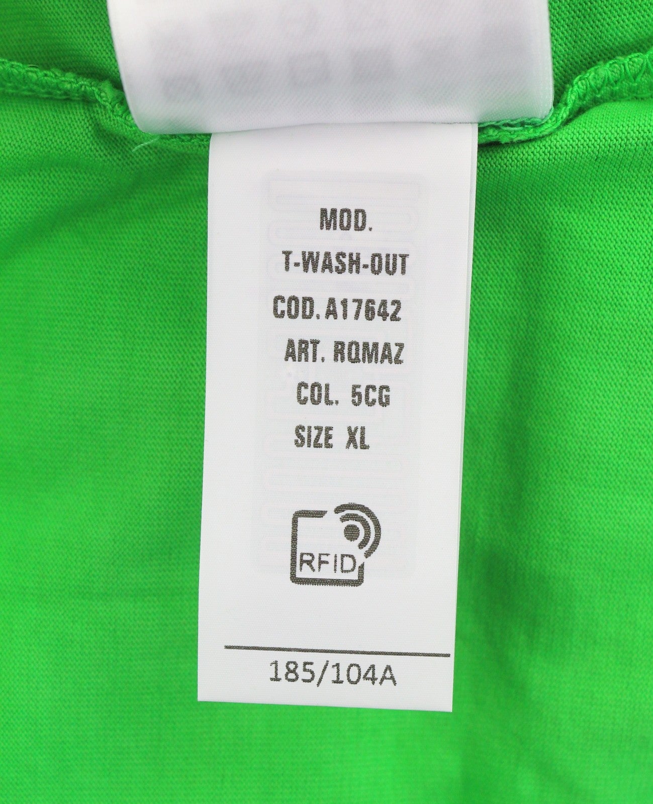 DIESEL T-Wash-Out Men T-Shirt XL Green Faded Oversized Crew Neck Short Sleeve