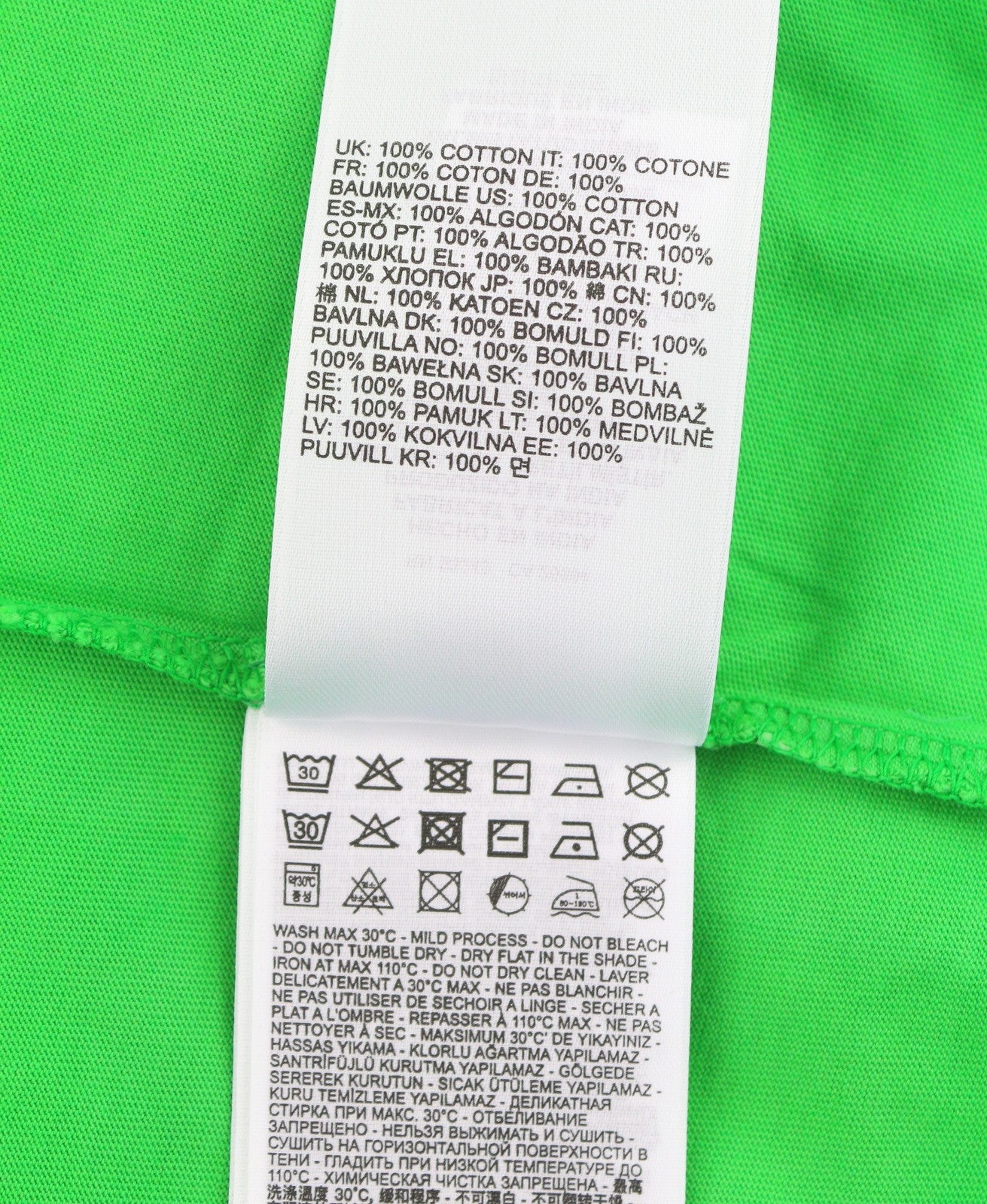 DIESEL T-Wash-Out Men T-Shirt XL Green Faded Oversized Crew Neck Short Sleeve