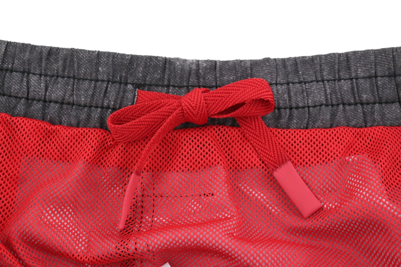 DIESEL BMBX-KEN-37 Boxers Men Swimwear L Grey Denim Effect Mesh Inner RRP125