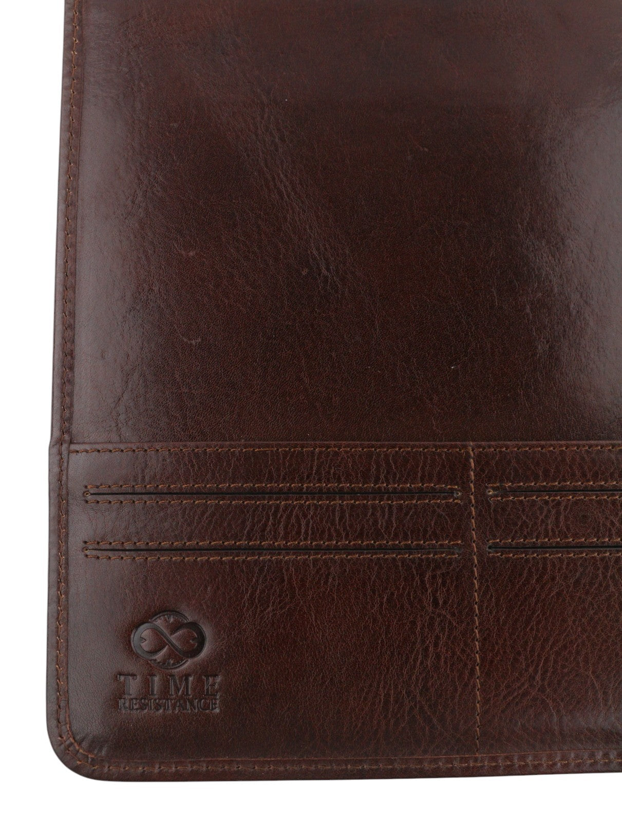 TIME RESISTANCE Something Fresh Men Portfolio OS Leather A4 Document Organizer