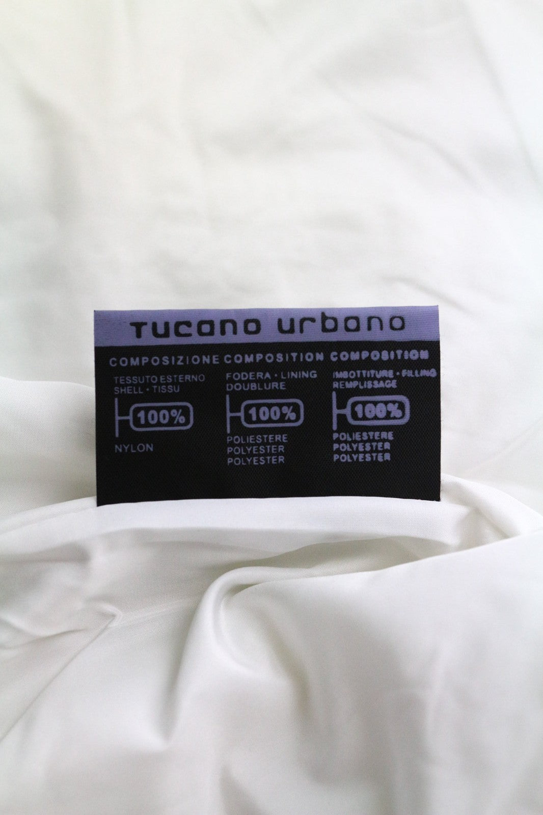 TUCANO URBANO Lori Women Jacket 2XS Off-White Windproof Moto Single-Breasted