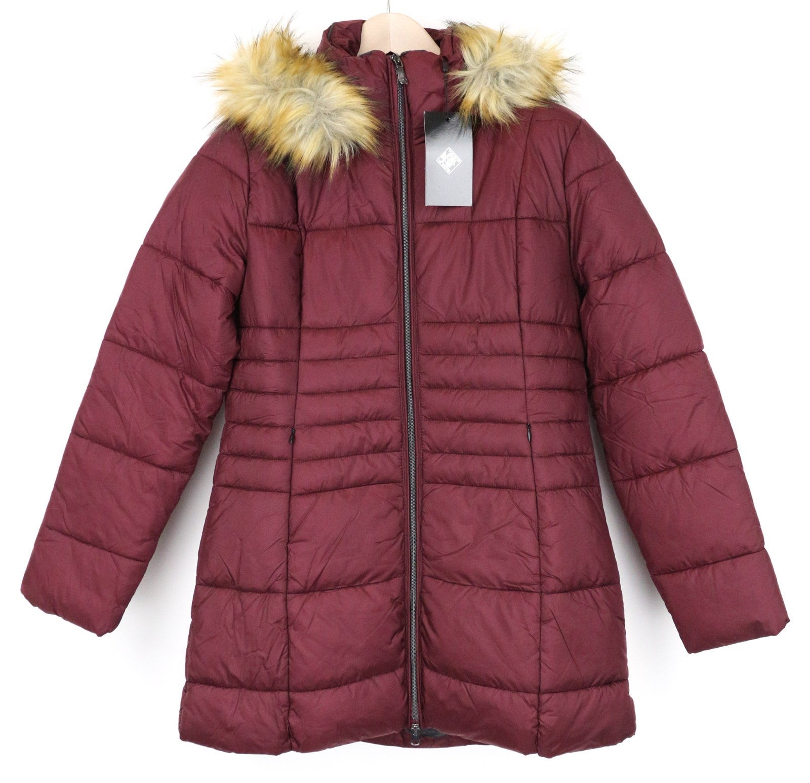TUCANO URBANO Furbet Women Jacket L Red Water-Repellent Windproof Hooded