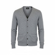 SCOTCH & SODA Ams Couture Men Sweatshirt S Grey Pure Cotton Long Sleeve Cardigan