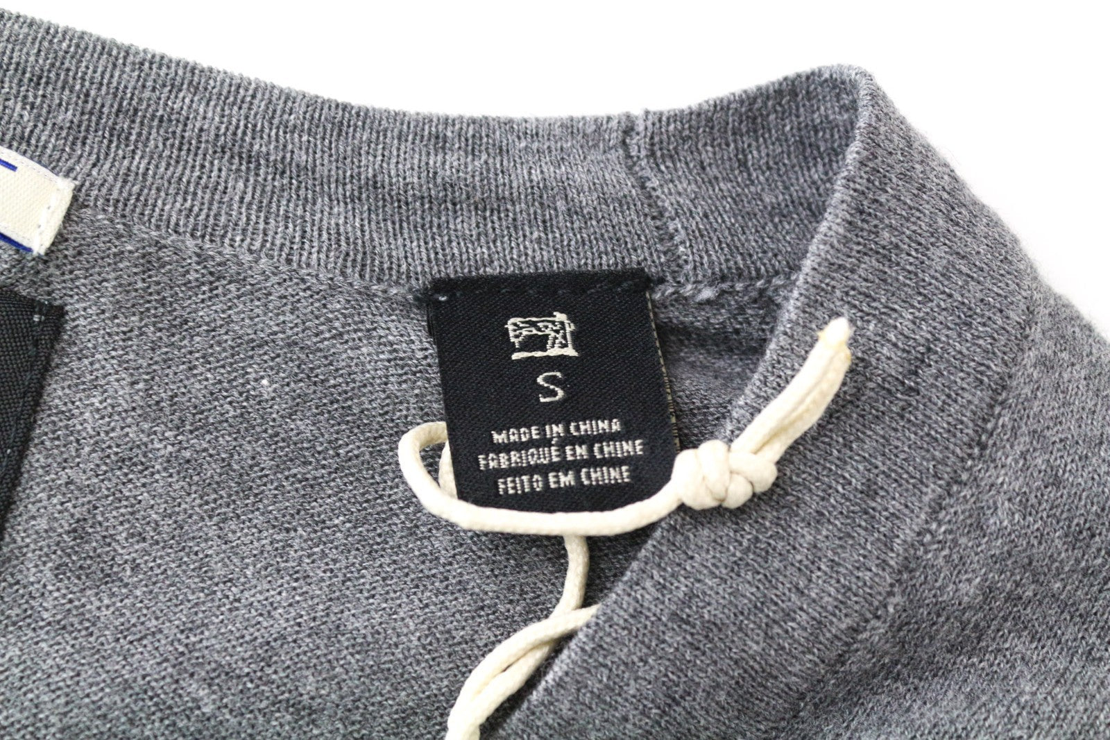 SCOTCH & SODA Ams Couture Men Sweatshirt S Grey Pure Cotton Long Sleeve Cardigan