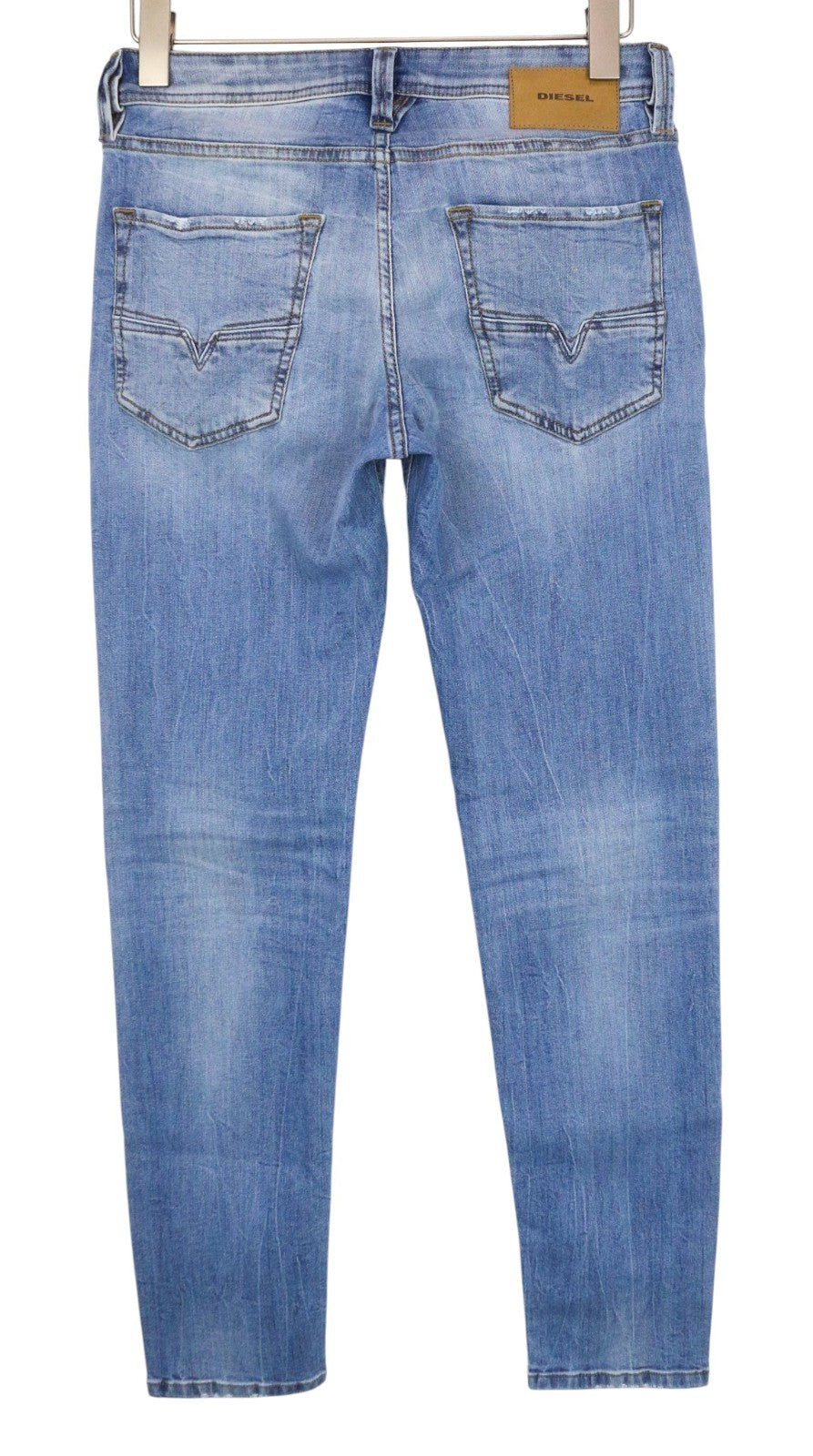 DIESEL Larkee-Beex 081AL Men Jeans W28/L32 Tapered Blue Cotton Stretch Washed