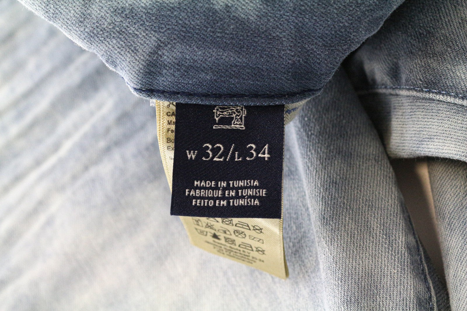 SCOTCH & SODA Ralston Men Jeans W32/L34 Blue Slim Fit Cotton Stretch Washed