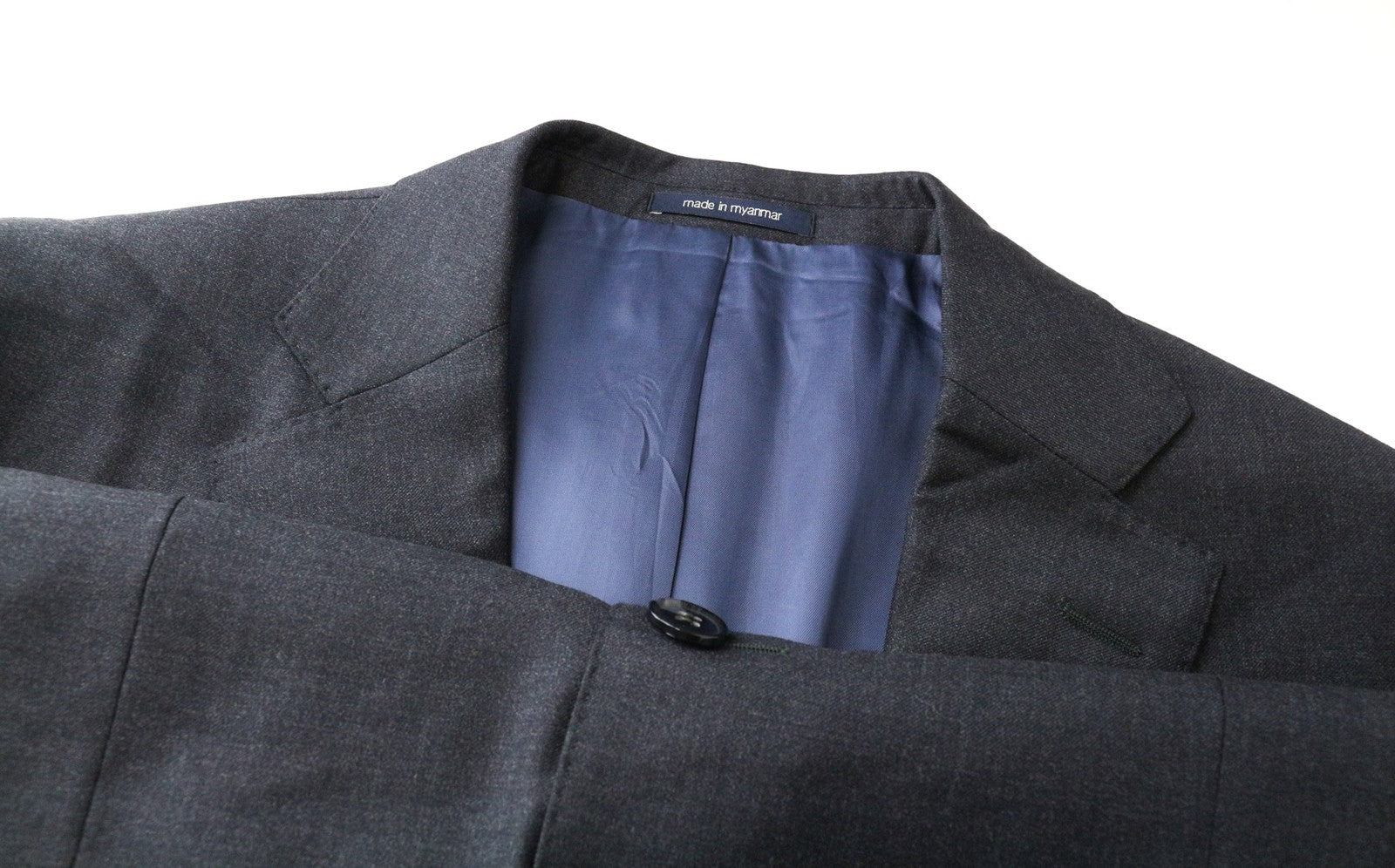 „SUITSUPPLY Napoli“ vyriškas švarkas „UK40S“, pilkas, „Super 110's“, grynos vilnos, vienaeilis. 