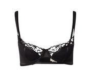 SCANDALE Le Balconet 1/2 Spacer Sublime-Black Women's Bra 80B Lace Cups