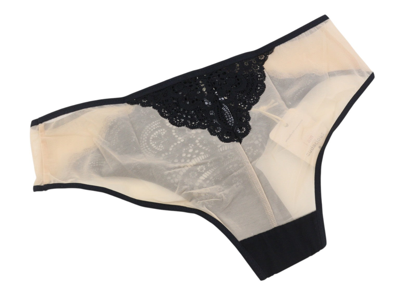 SCANDALE Le Shorty Sublime-Nude A14 Women's Panties M Lace Tulle 3-Pack