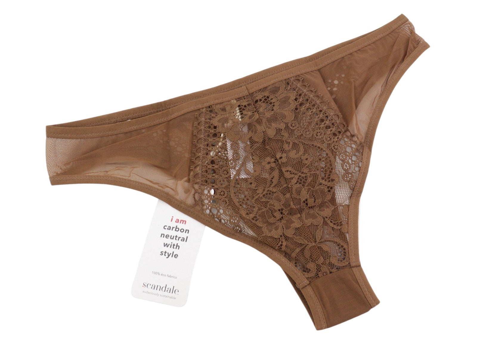 SCANDALE Le Bresilien Sensual-Nude B18 Women's Panties XL Lace Brief 2-Pack