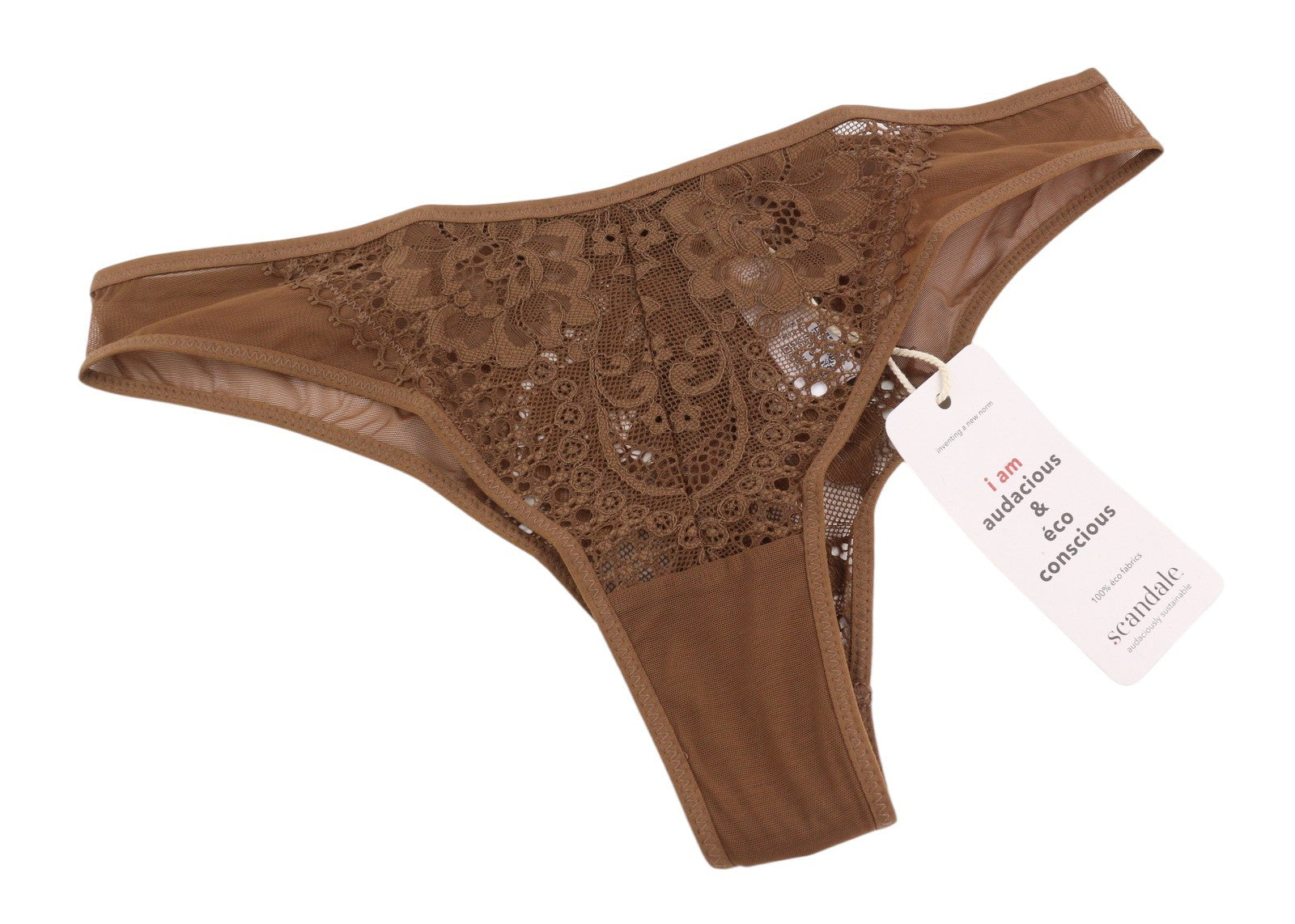 SCANDALE Le Bresilien Sensual-Nude B18 Women's Panties M Lace Brief 3-Pack