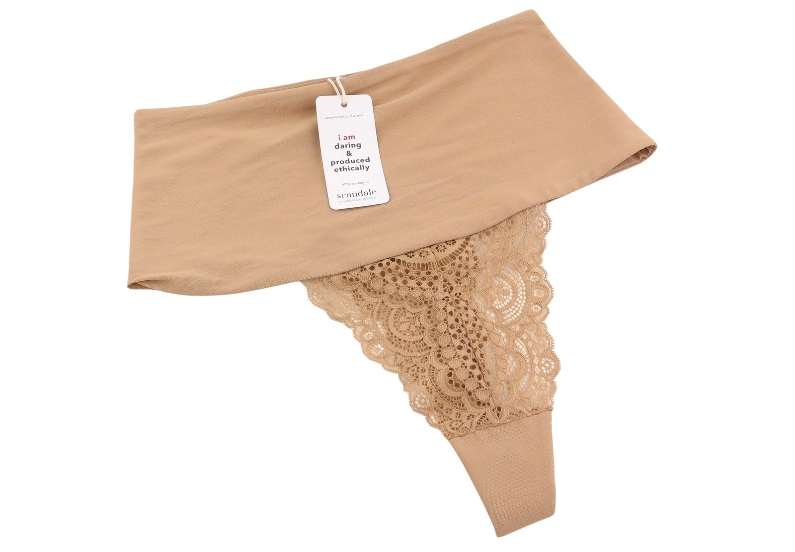 SCANDALE La Ligne Contour-Nude T17 Women's Panties 2XL Firm Control Lace