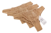 SCANDALE Le Bresilien Sensual-Nude T17 Women's Panties M Lace Brief 3-Pack