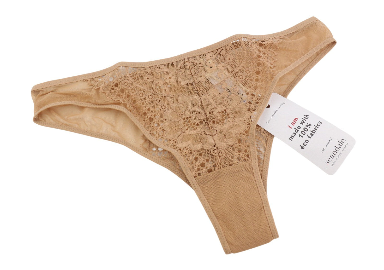 SCANDALE Le Bresilien Sensual-Nude T17 Women's Panties M Lace Brief 3-Pack