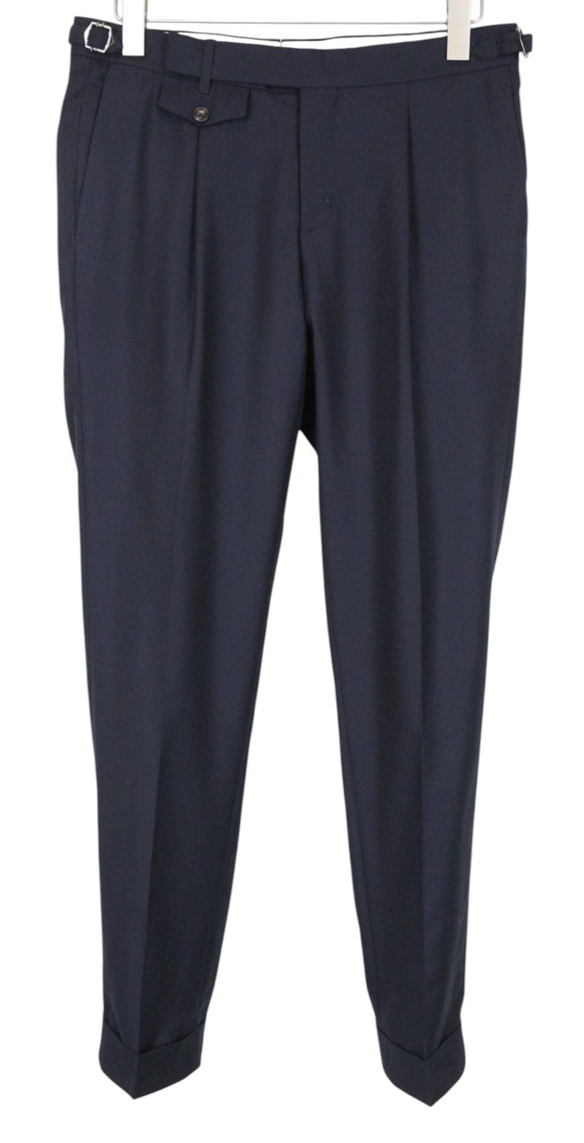 SUITSUPPLY La Spalla Men Suit UK36R Wool S130s Tuxedo Navy Blue 3-Piece Slim