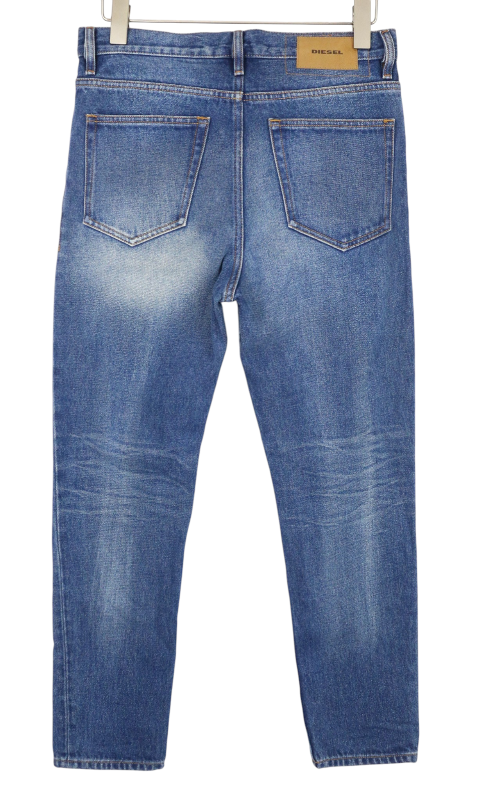 DIESEL D-Aygle 0076Y Men Jeans W29/L32 Blue Tapered Fit Non-Stretch Buttoned
