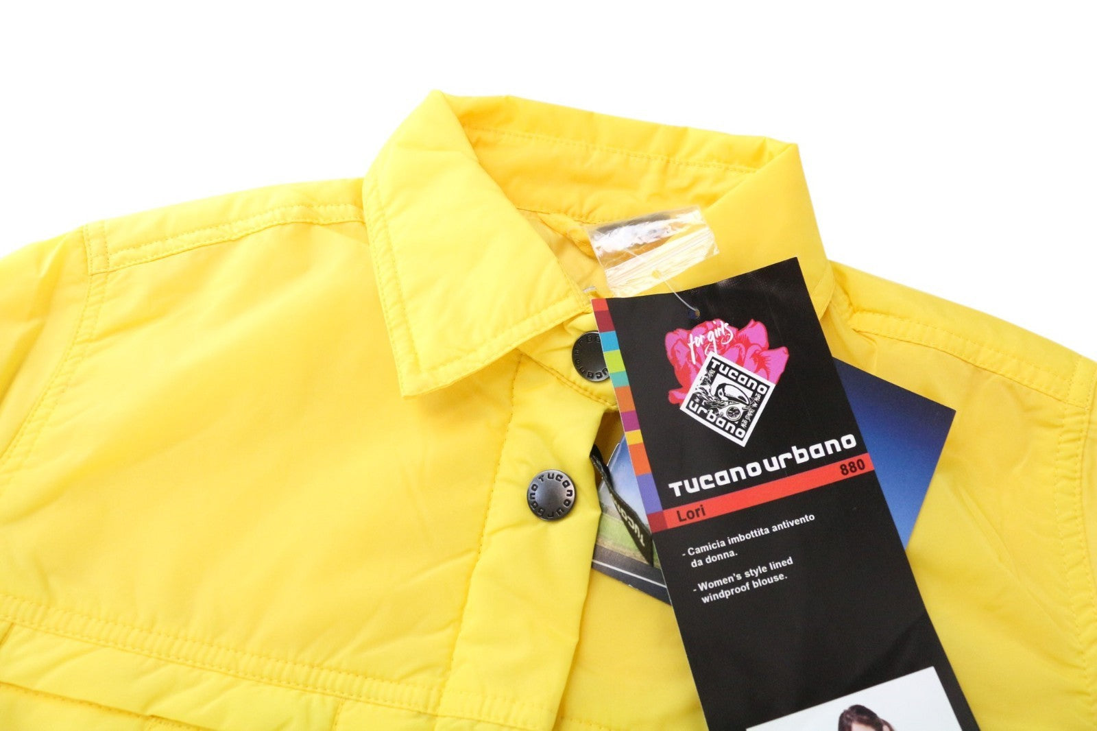 TUCANO URBANO Lori Women Jacket S Yellow Windproof Breathable Motorcycle Classic