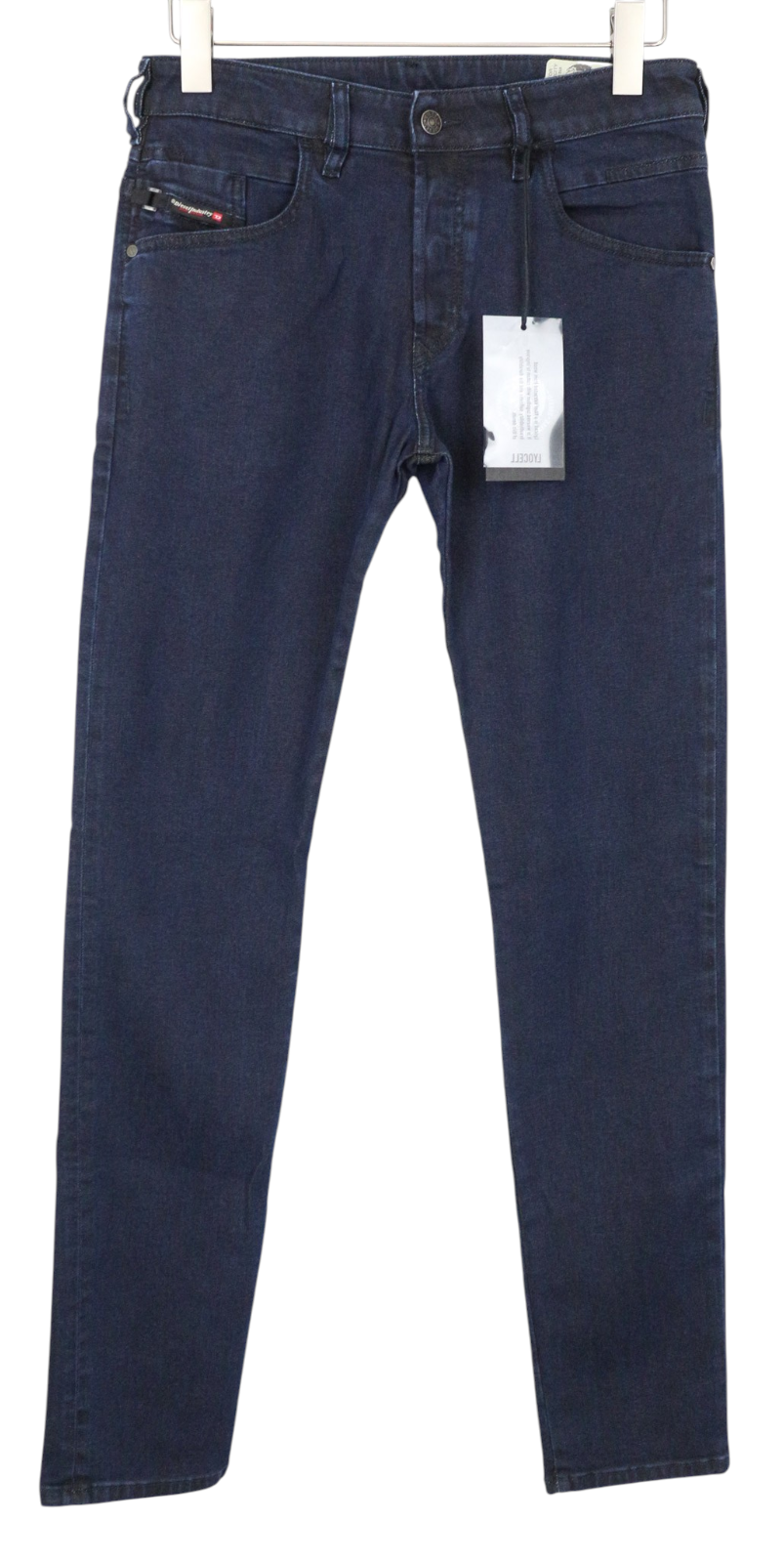 DIESEL D-Bazer 084LC Men Jeans W28/L34 Tapered Fit Dark Blue Cotton Stretch