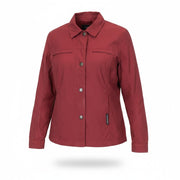 TUCANO URBANO Demetra Women Jacket IT46 Red Cotton Blend Long Sleeved Windproof