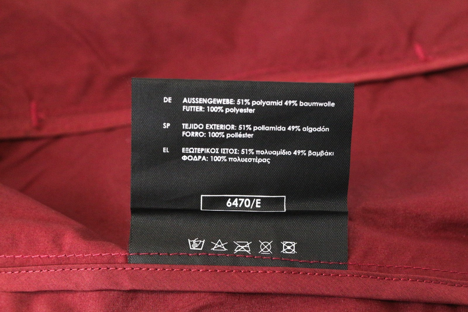 TUCANO URBANO Demetra Women Jacket IT46 Red Cotton Blend Long Sleeved Windproof