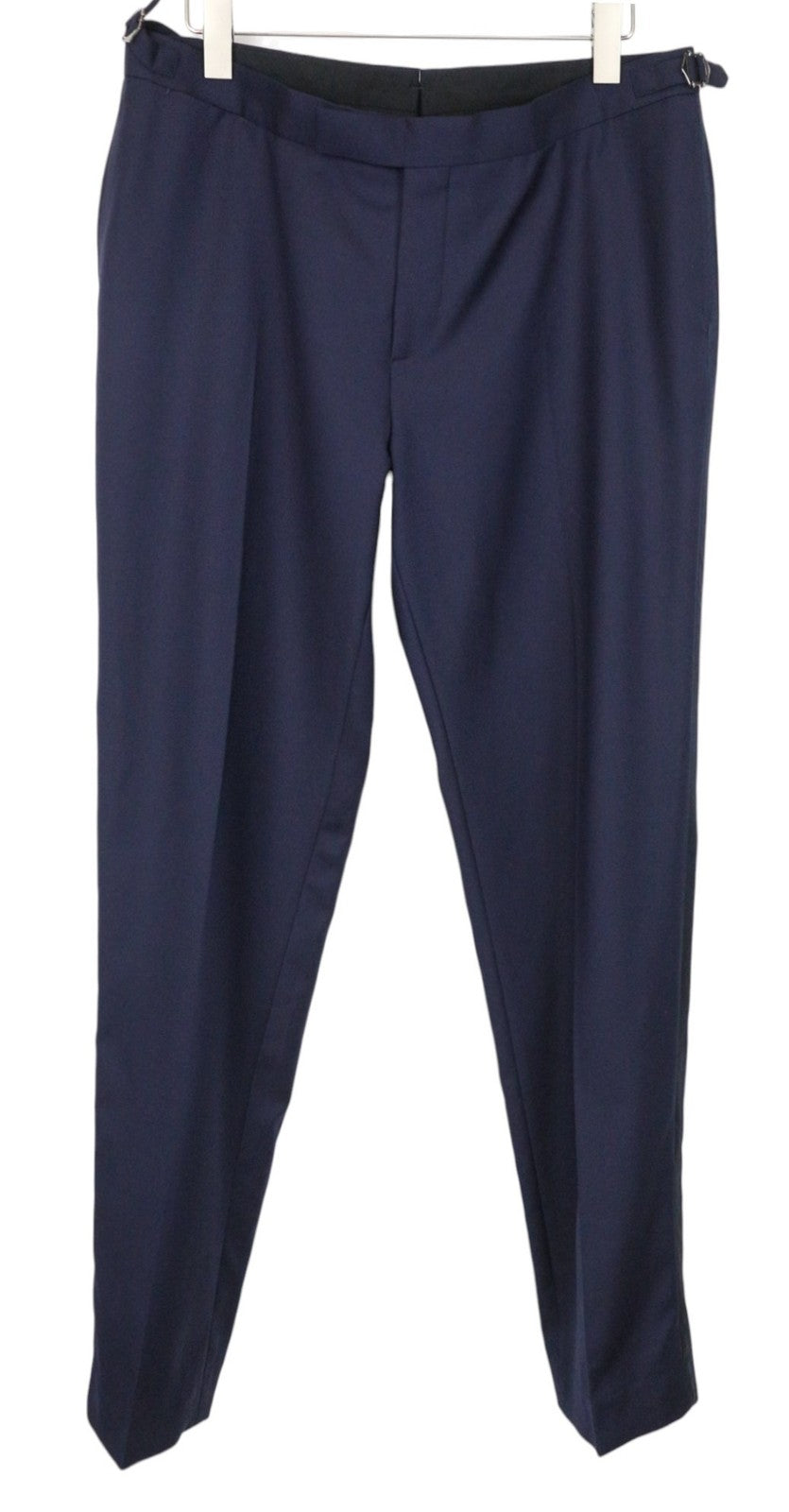 SUITSUPPLY Havana Tux Men Suit UK38L Pure Wool Super 110s Slim Blue 2 Piece