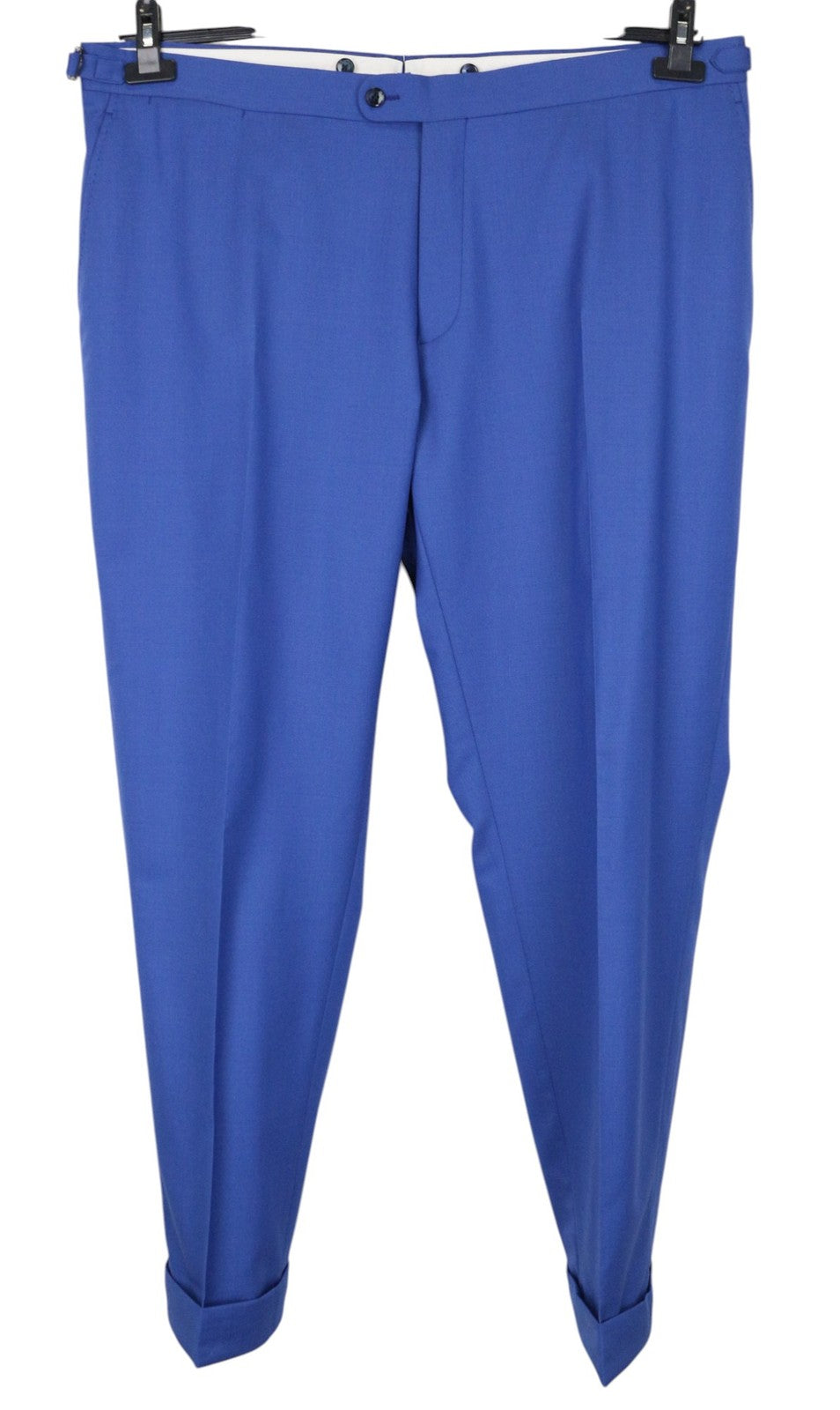 SUITSUPPLY Ferrara Men Suit UK50R Waistcoat Trousers Pure Wool Blue 2 Piece