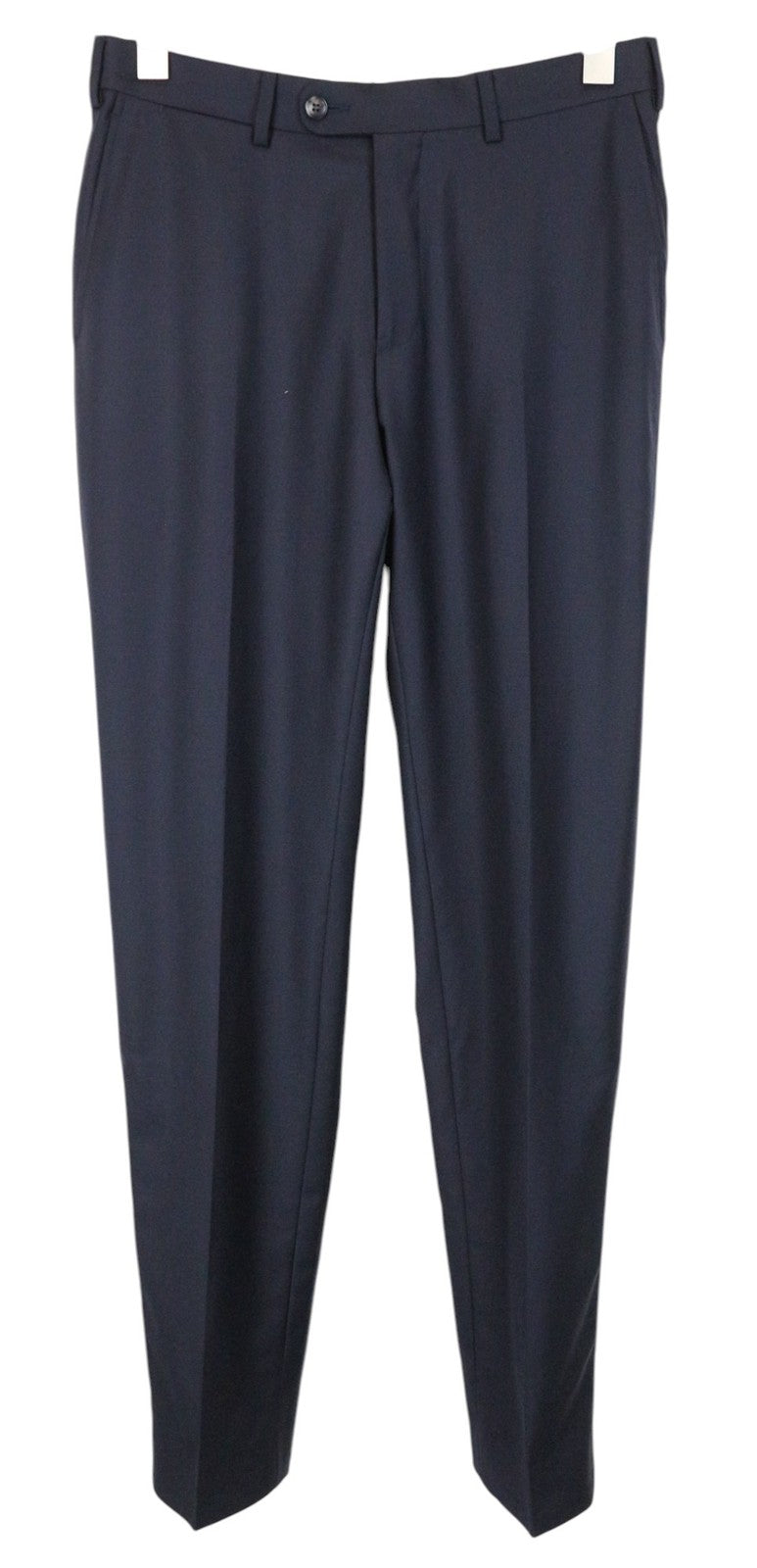 SUITSUPPLY Ferrara Men Suit UK34R Waistcoat Trousers Pure Wool Navy 2 Piece