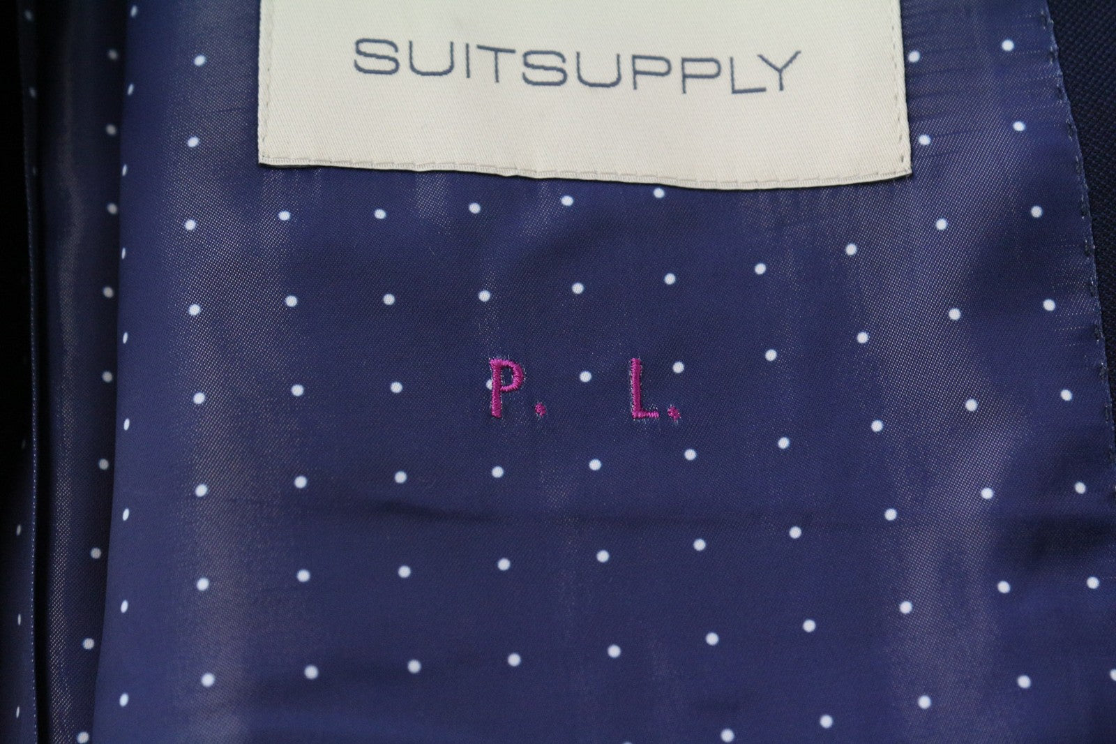 SUITSUPPLY La Spalla Men Blazer UK50L Single-Breasted Classic Lined Blue Wool