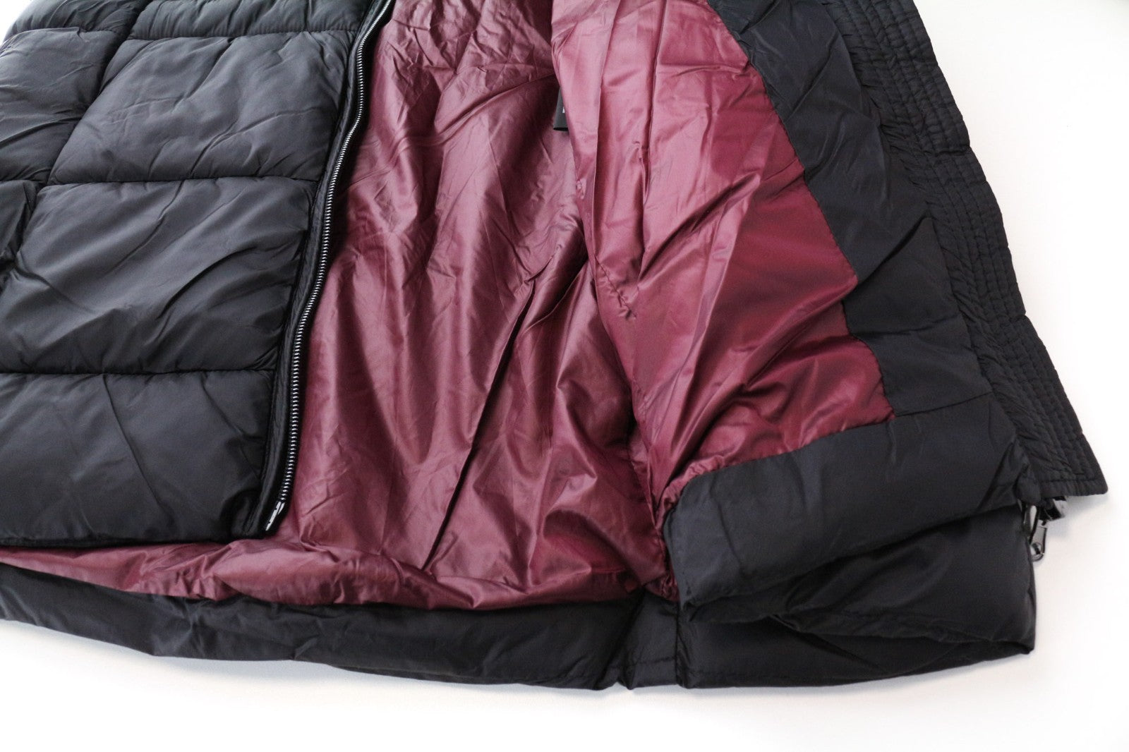 TUCANO URBANO Furbet Women Jacket L Black Thermal Padded Faux Fur Hooded Zipped