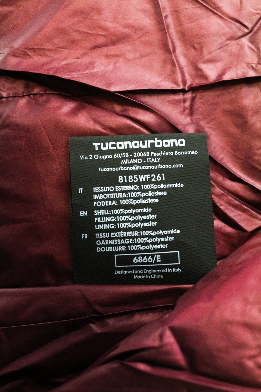 TUCANO URBANO Furbet Women Jacket L Black Thermal Padded Faux Fur Hooded Zipped