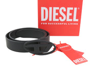 DIESEL B-1DR W Rev II Women Belt 80 CM Black Leather Reversible RRP165