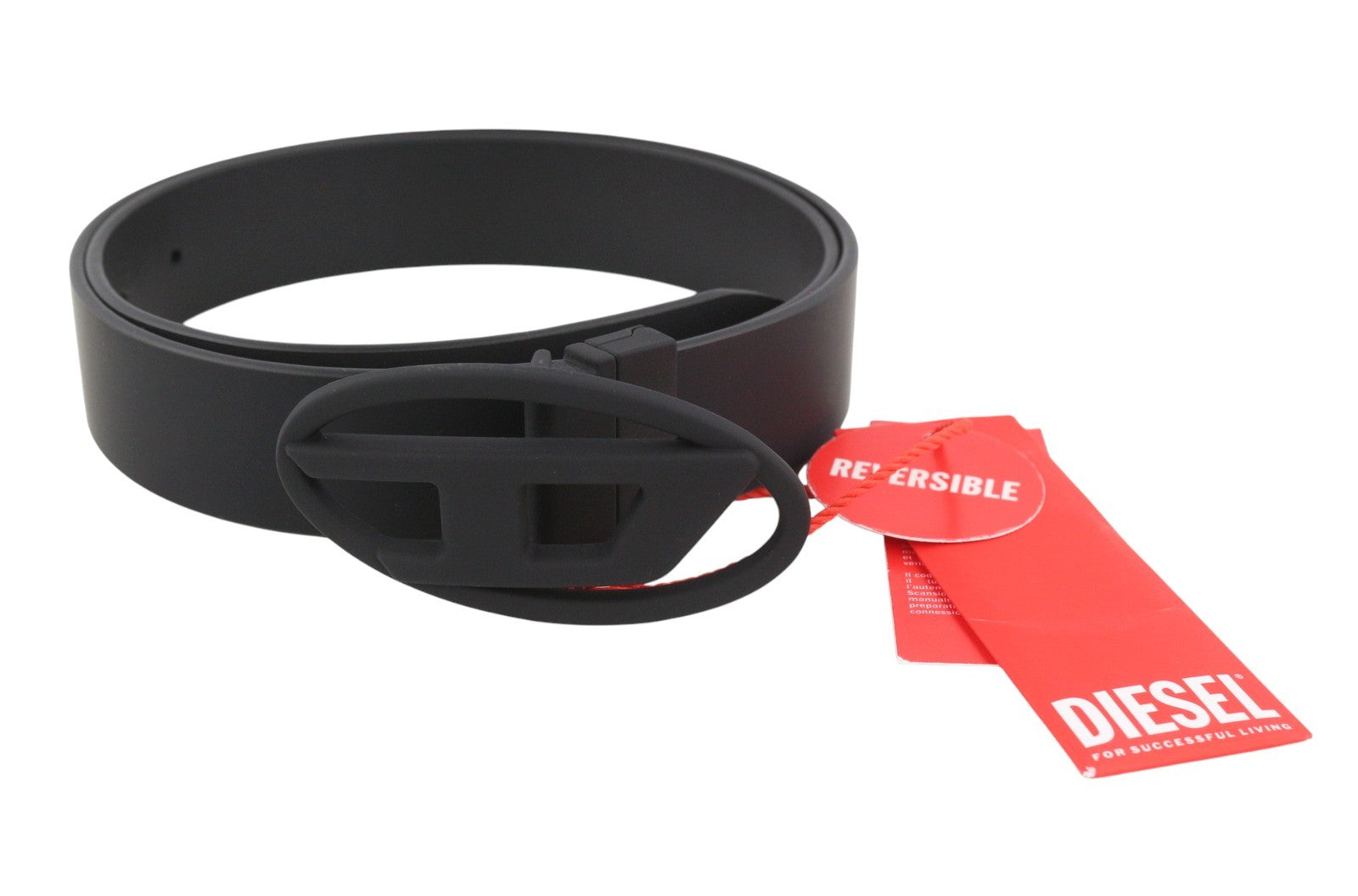 DIESEL B-1DR W Rev II Women Belt 80 CM Leather Reversible Press Stud RRP165