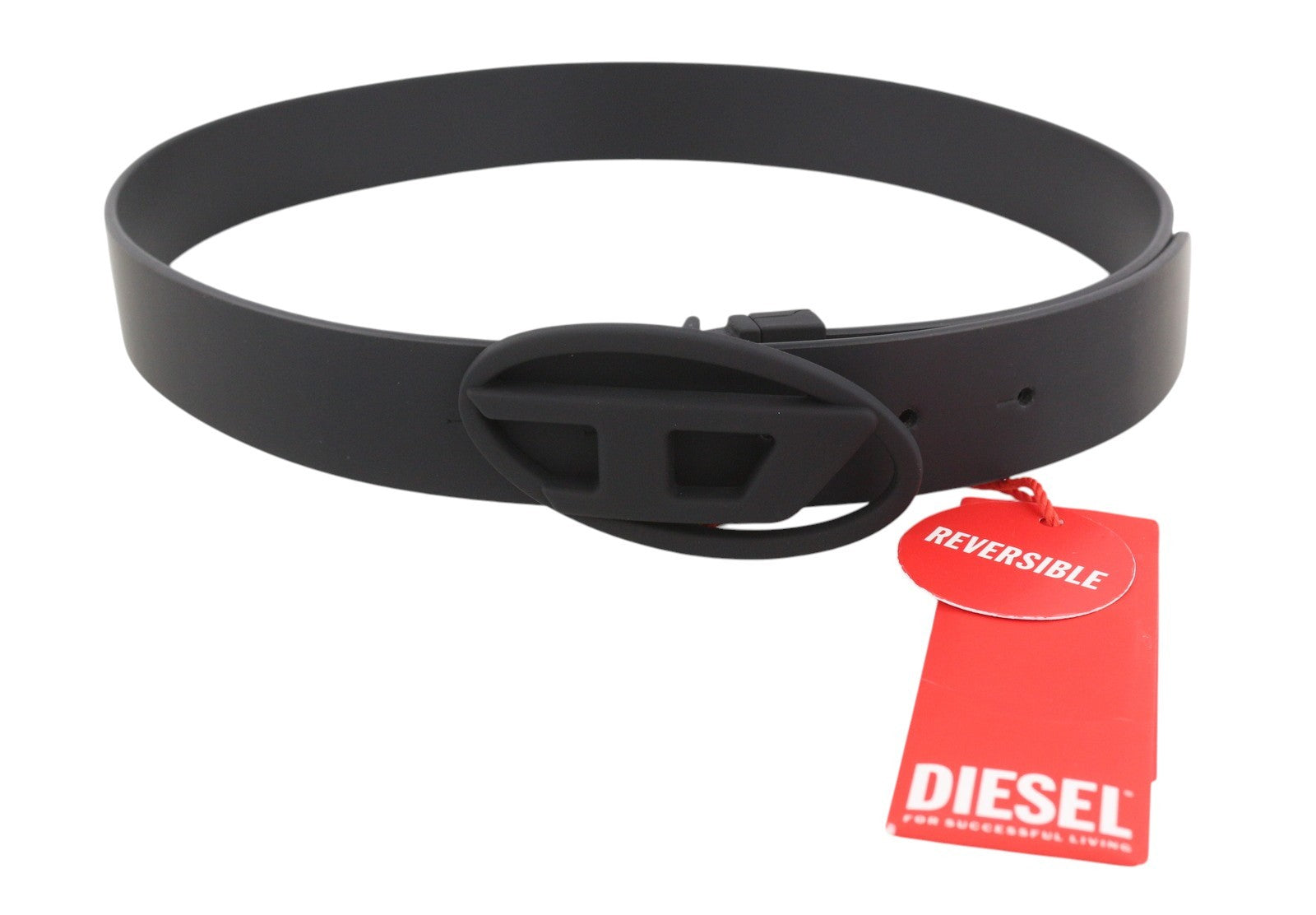DIESEL B-1DR W Rev II Women Belt 80 CM Leather Reversible Press Stud RRP165
