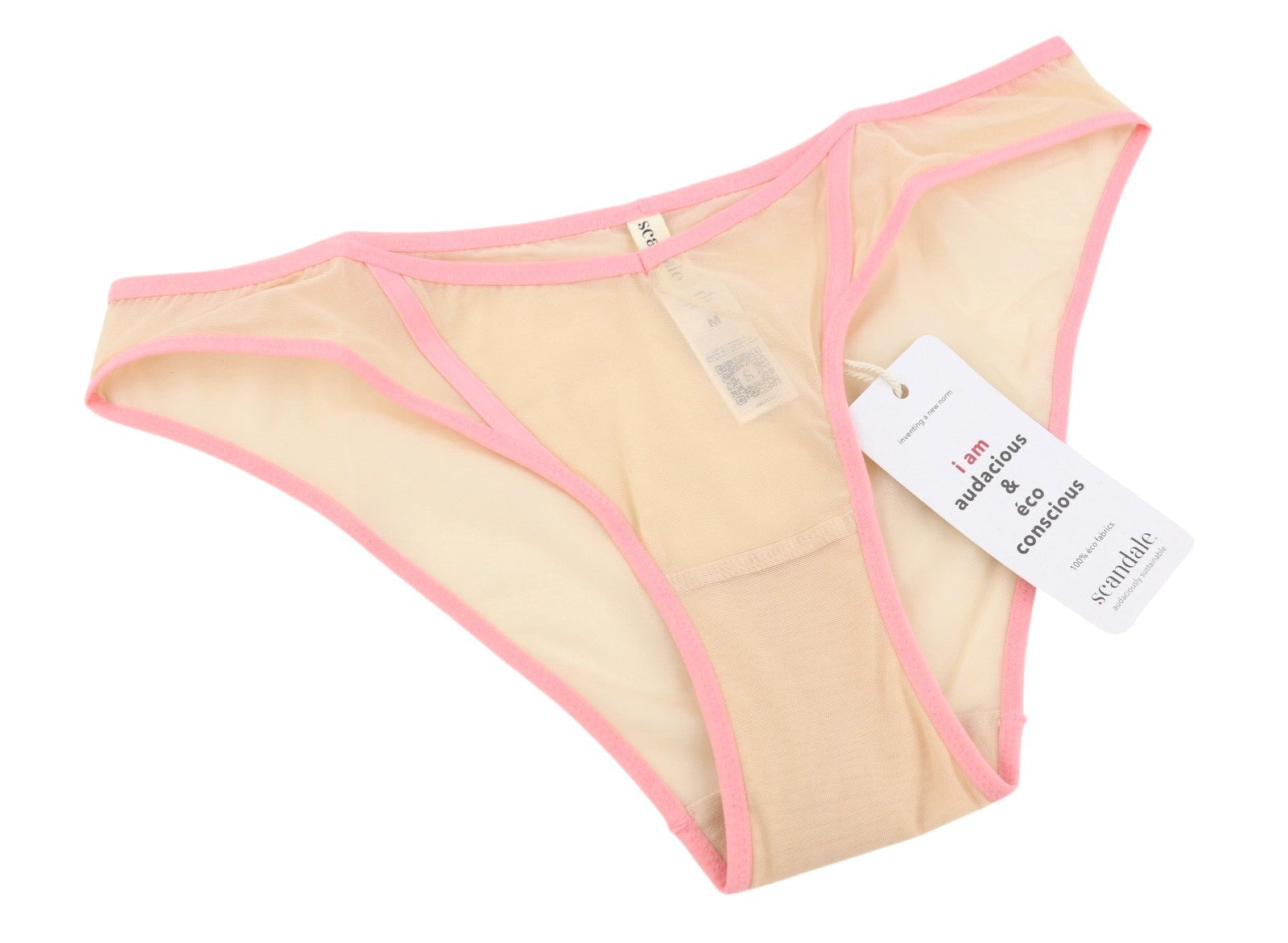 SCANDALE La Culotte Sleek-Nude A14 Women's Panties M Sheer Mesh