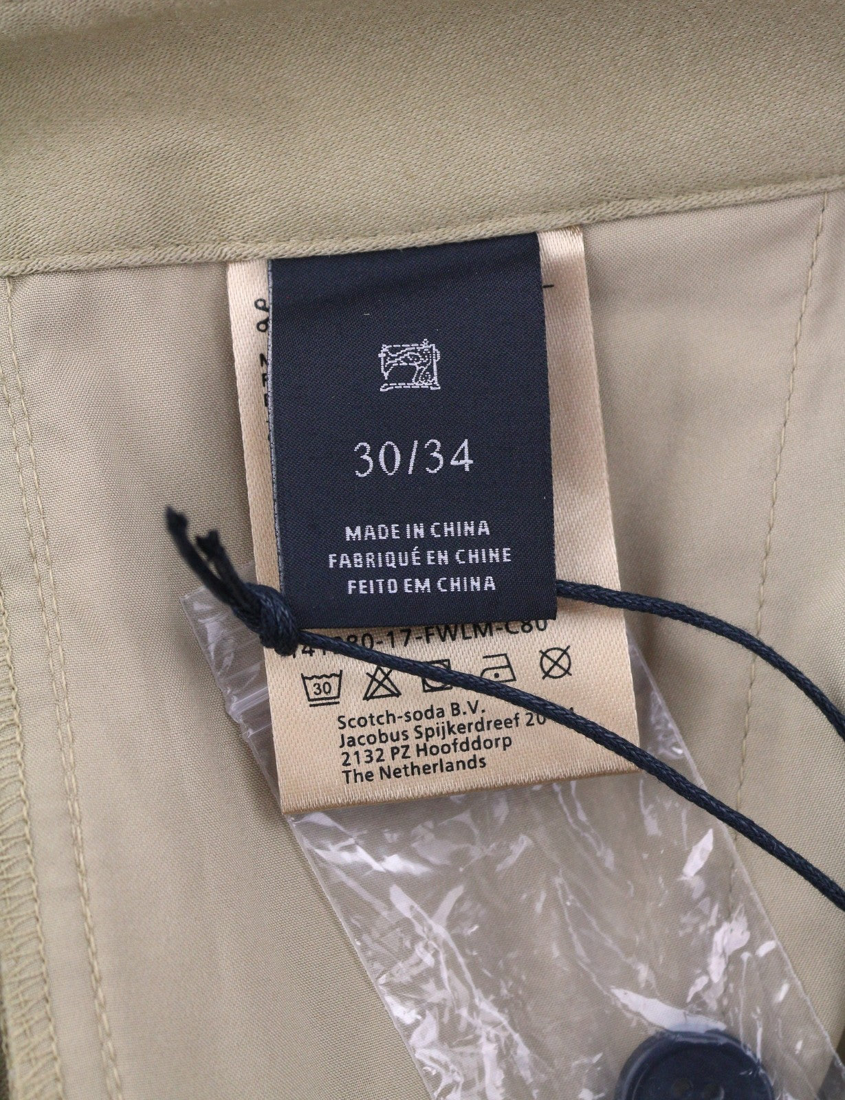 MAISON SCOTCH Women's Trousers W30/L34 Beige Pleated Cropped Chino