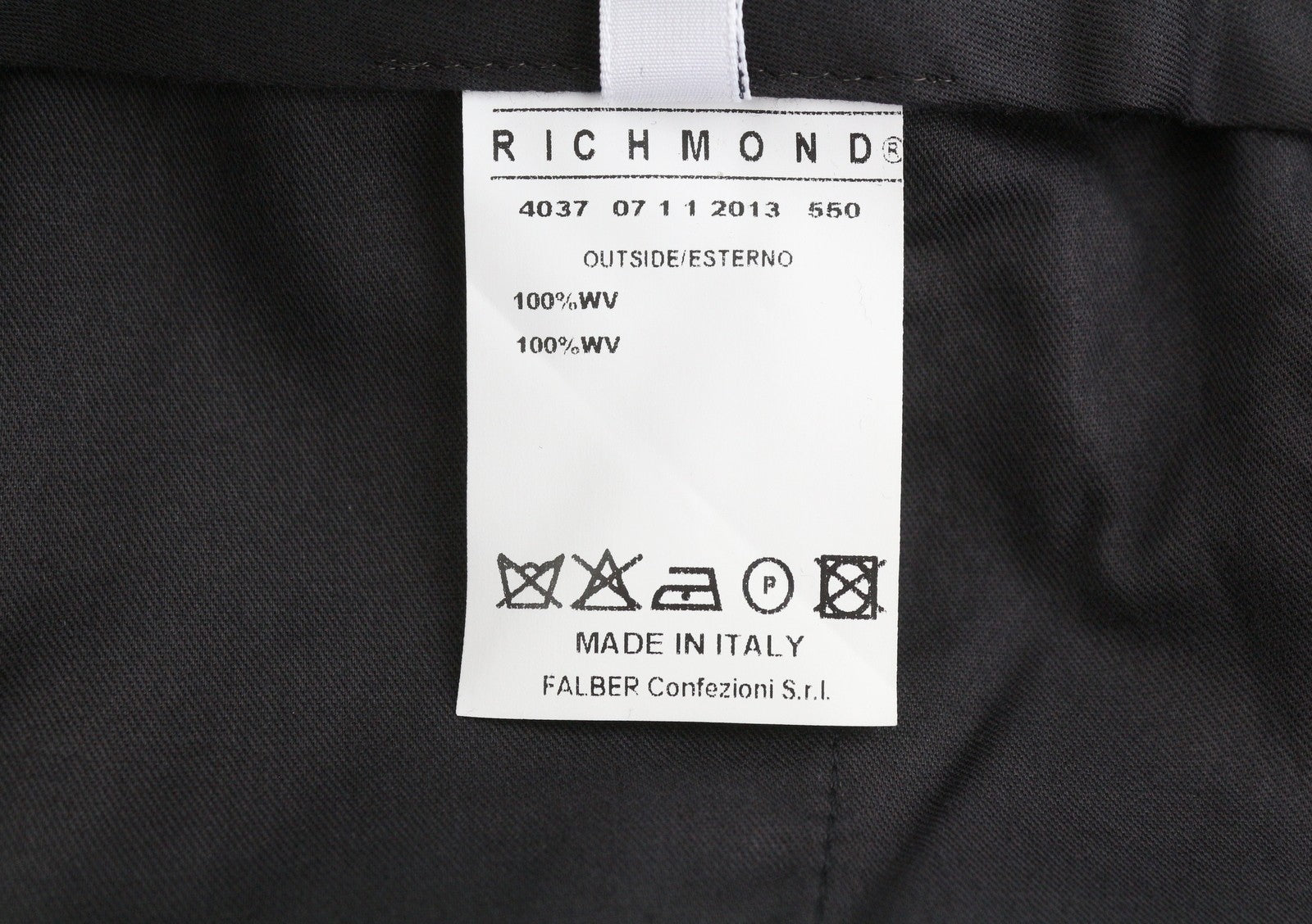 JOHN RICHMOND Women's Trousers EU44 / W33 Navy Pinstriped Wool Flare
