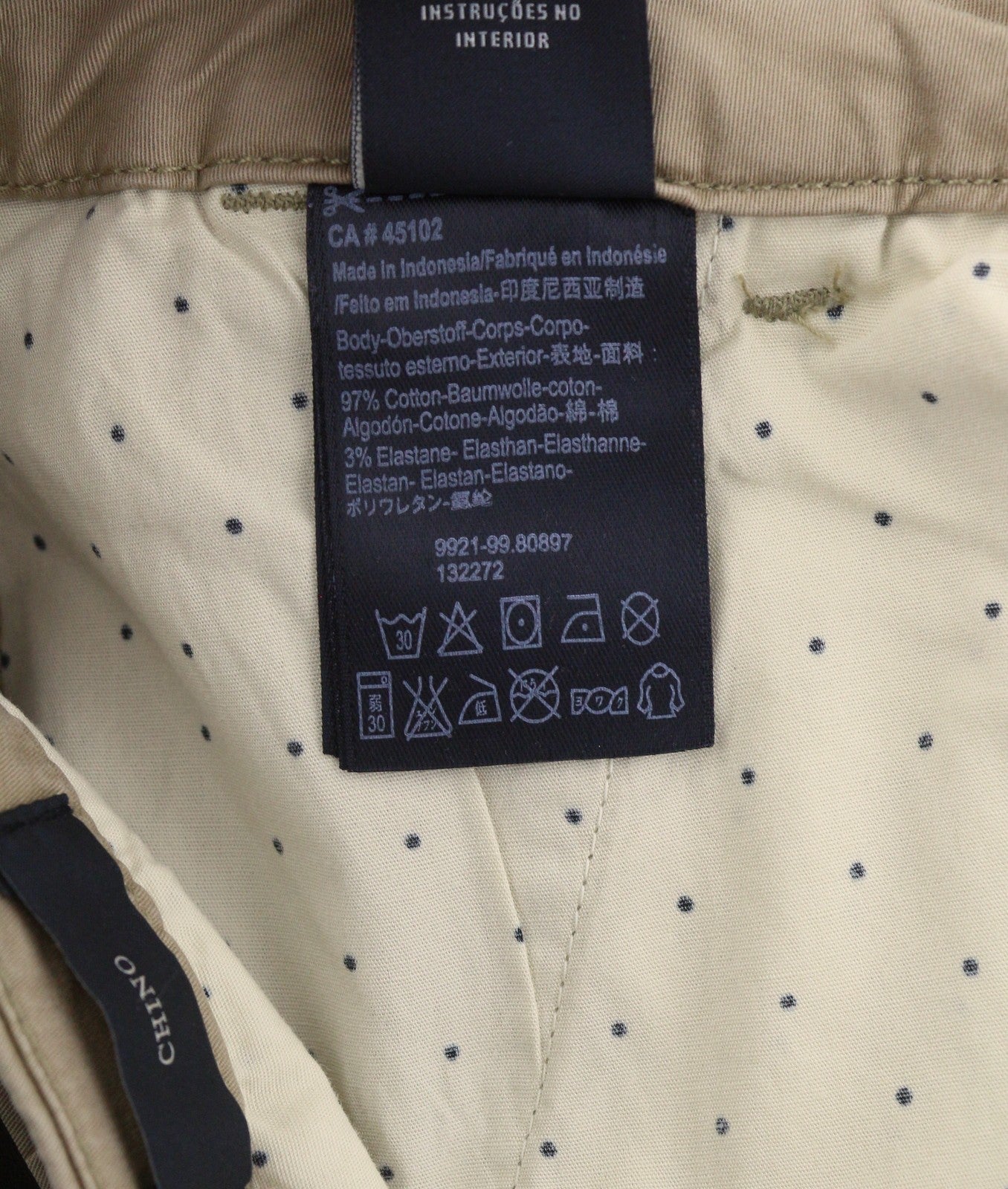 MAISON SCOTCH Women's Trousers W29/L32 Beige Belted Cropped Slim Chino