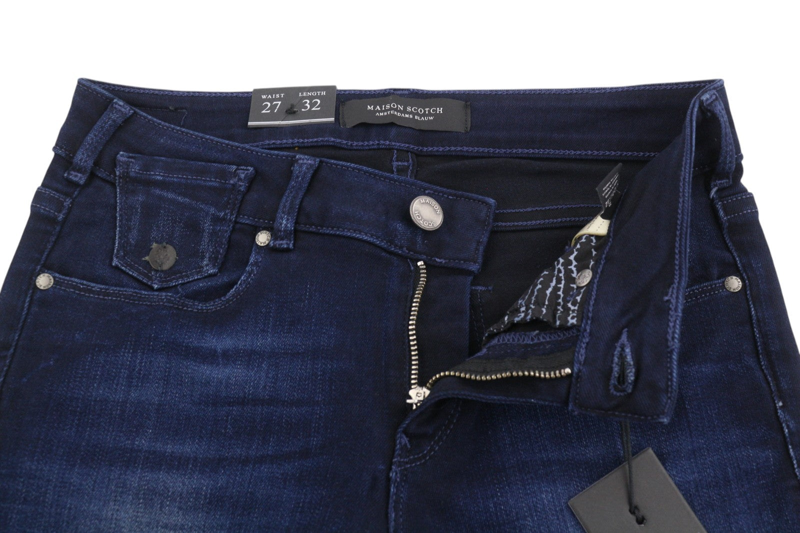 MAISON SCOTCH La Parisienne Women's Jeans W27/L32 Blue Faded Skinny