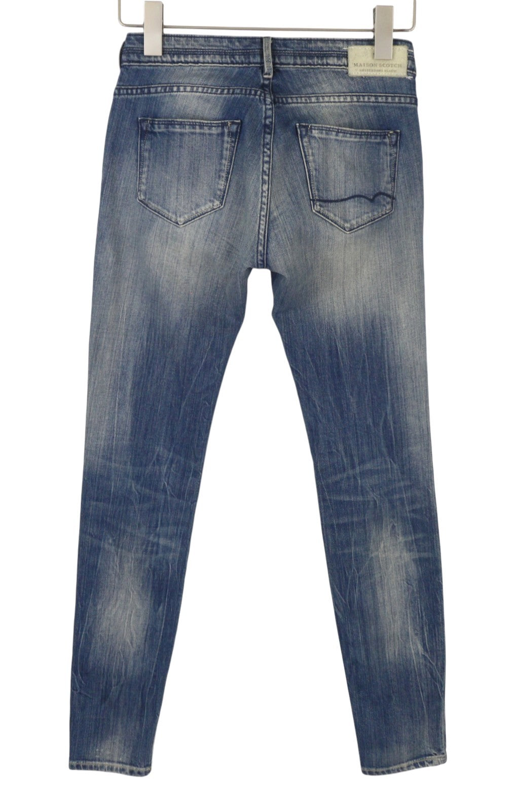 MAISON SCOTCH La Parisienne Women's Jeans W25/L32 Blue Skinny Faded