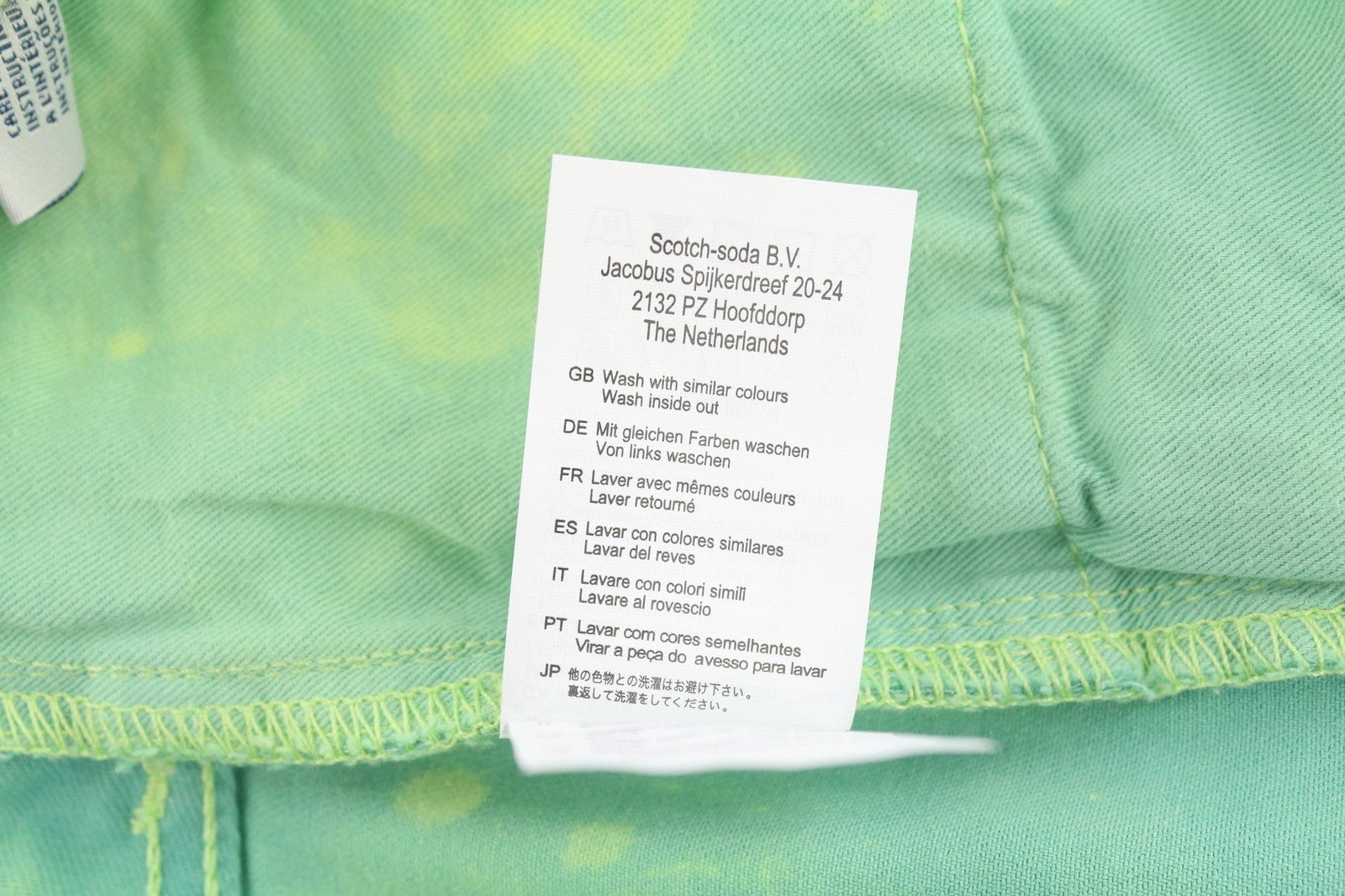 SCOTCH & SODA Men's Jeans W31/L32 Green Dyed Faded Super Slim Fit