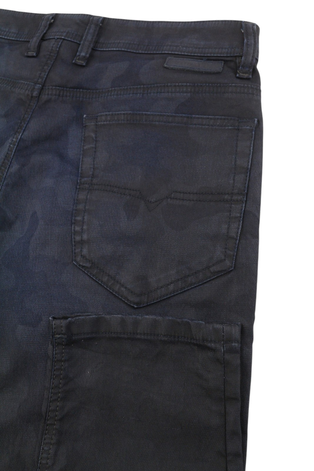 DIESEL Narrot CB-NE 0686J Men's Jeans W28 Black Coated Faded Jogg Slim