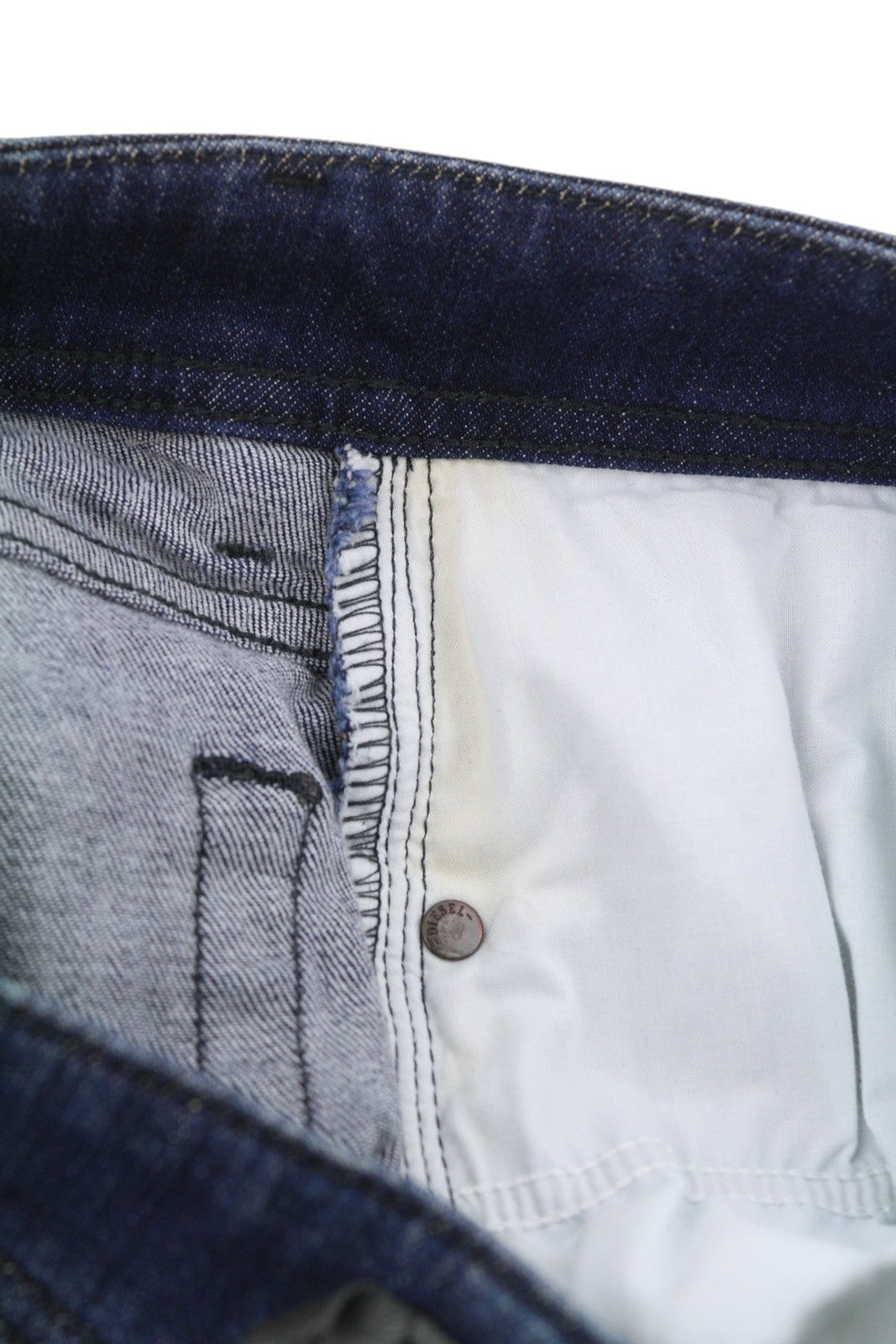DIESEL Troxer R79K6 Men's Jeans W28/L32 Blue Faded Whisker Skinny Fit