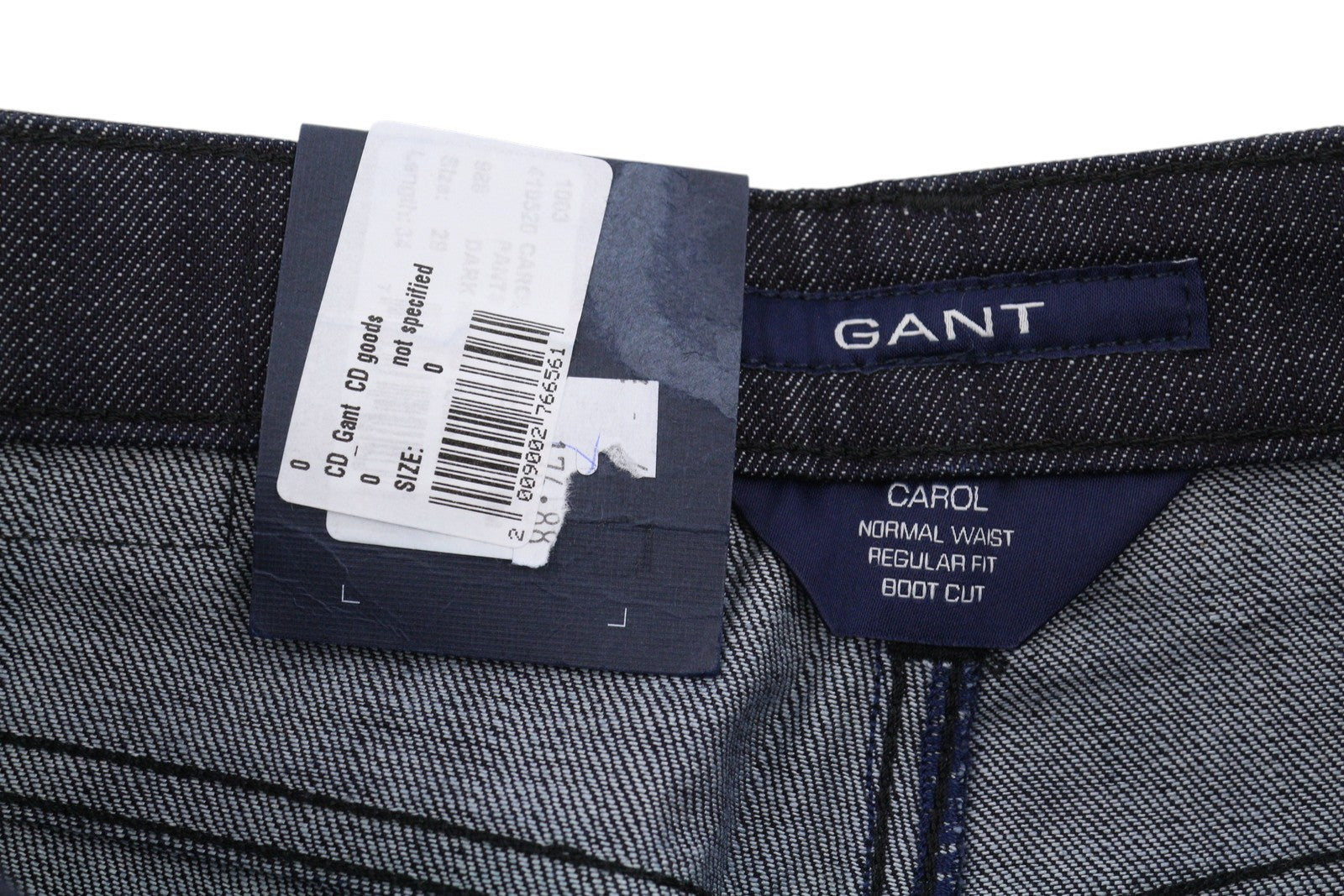 GANT Carol Women's Jeans W29/L34 Dark Blue Regular Bootcut Zip Fly