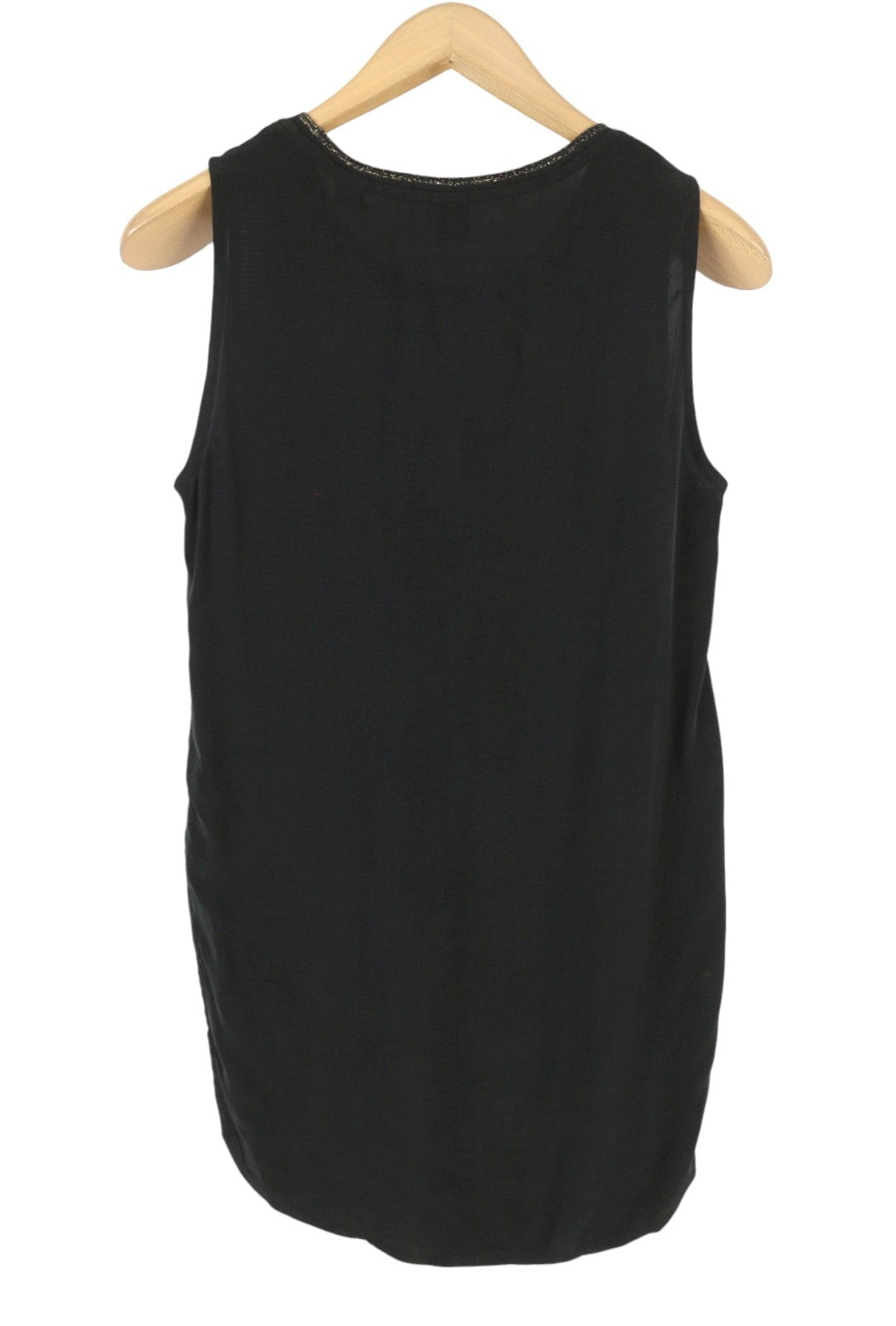 SCOTCH & SODA Women's T-Shirt S Black Stripe Sleeveless Long Back