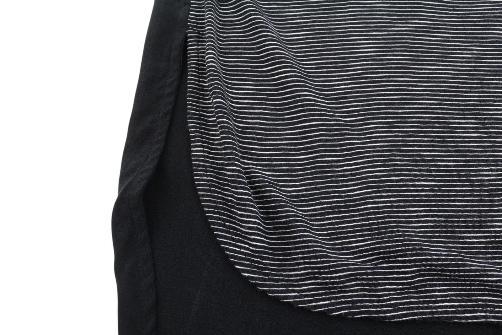 SCOTCH & SODA Women's T-Shirt S Black Stripe Sleeveless Long Back
