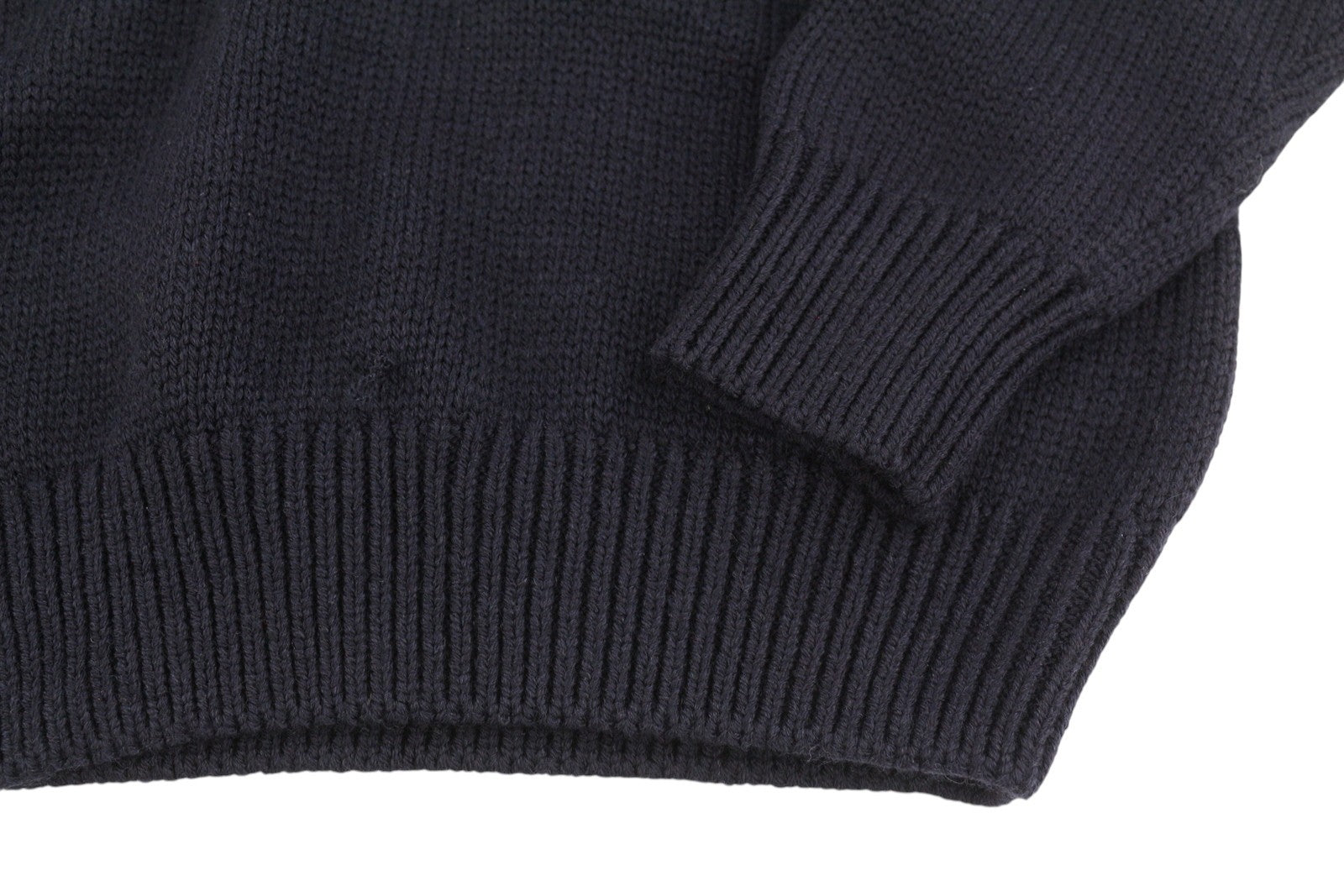 SUISTUDIO Women's Jumper M Navy Wool Blend Happy Holidays Pull On