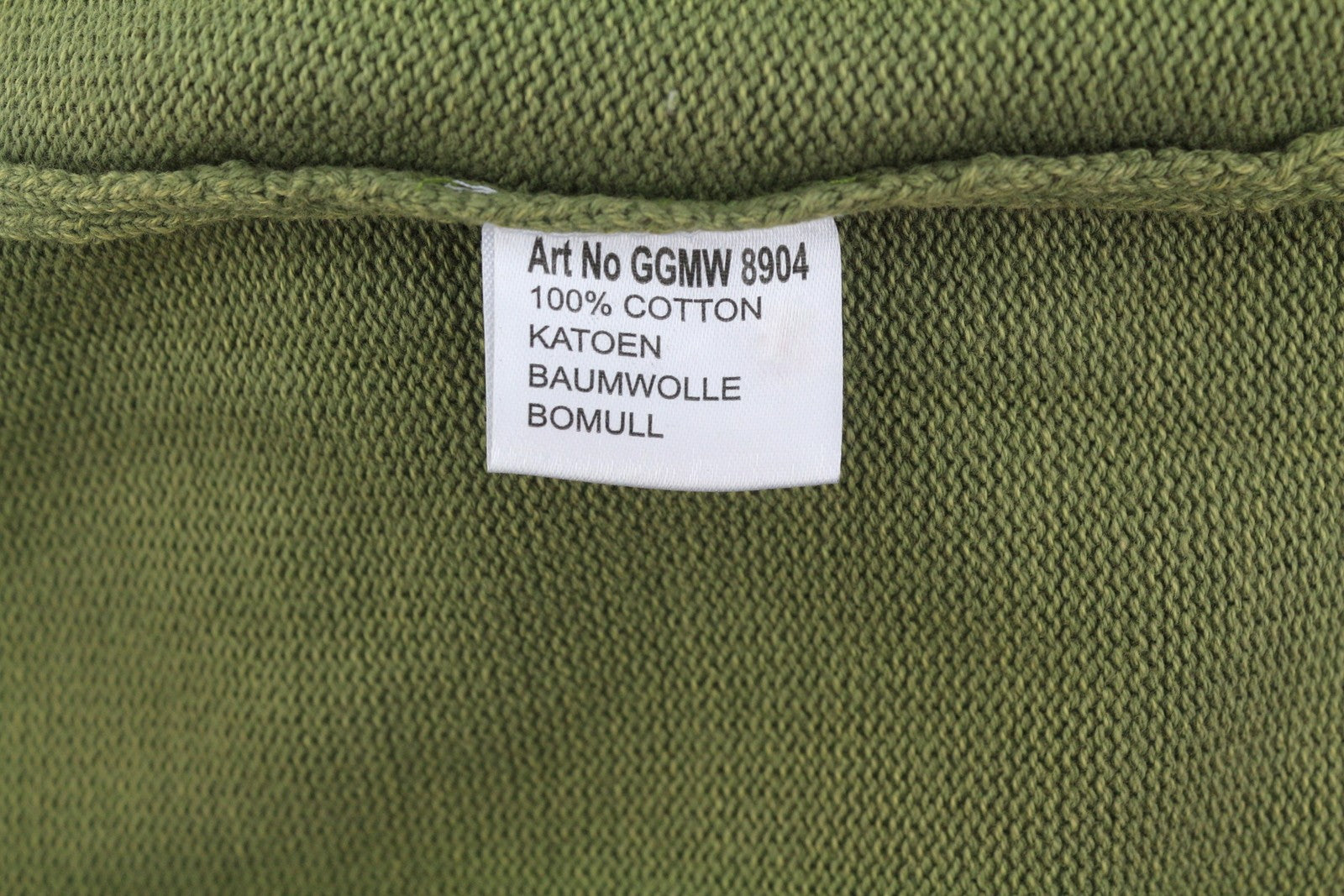 GOOD GENES Men's Jumper XL Olive Green Knit Long Back Pull On