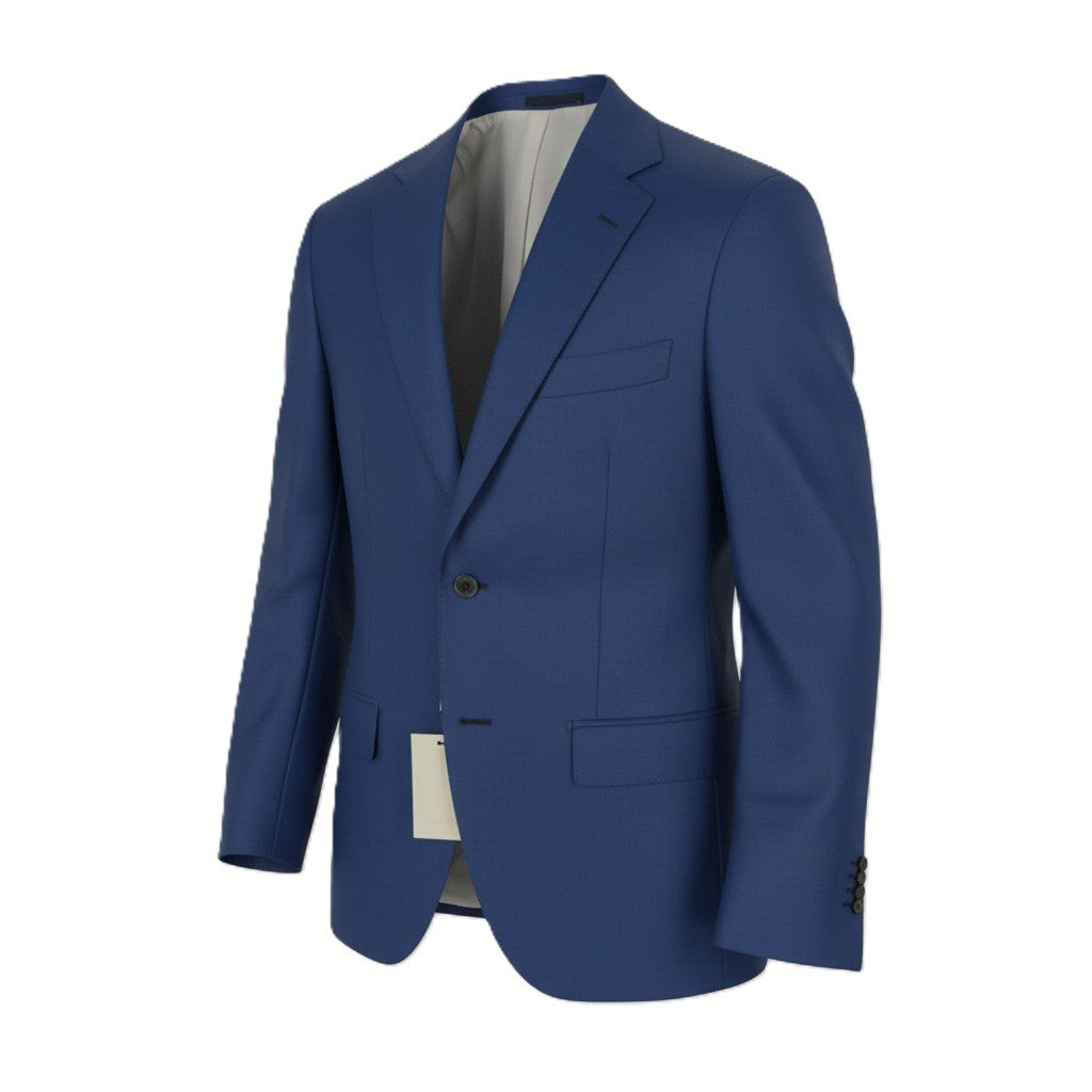 SUITSUPPLY Napoli Men's Blazer UK38L Blue Wool Slim Single-Breasted